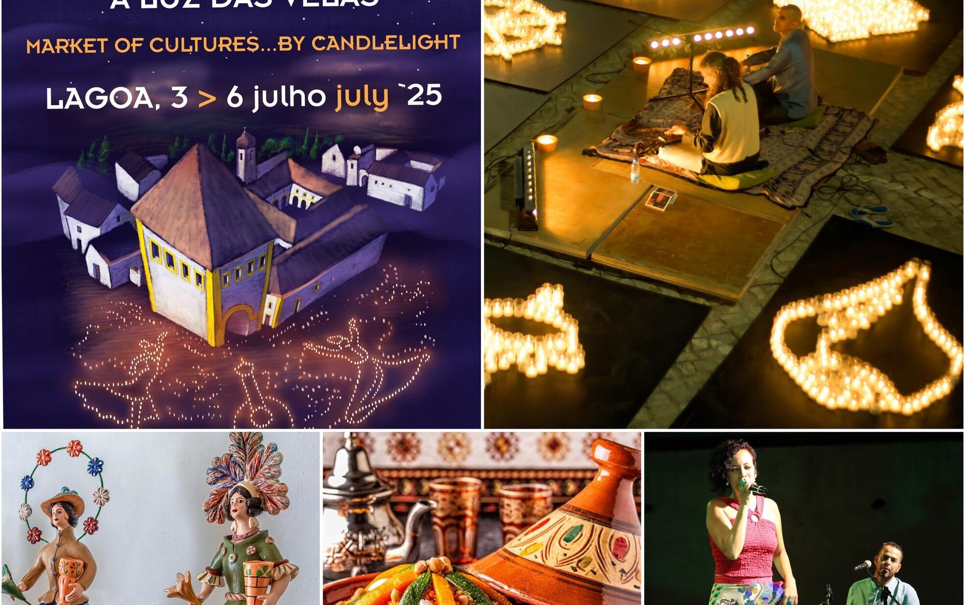 Mercado de Culturas... à Luz das Velas