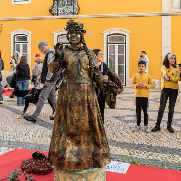 Estátuas Vivas no Natal