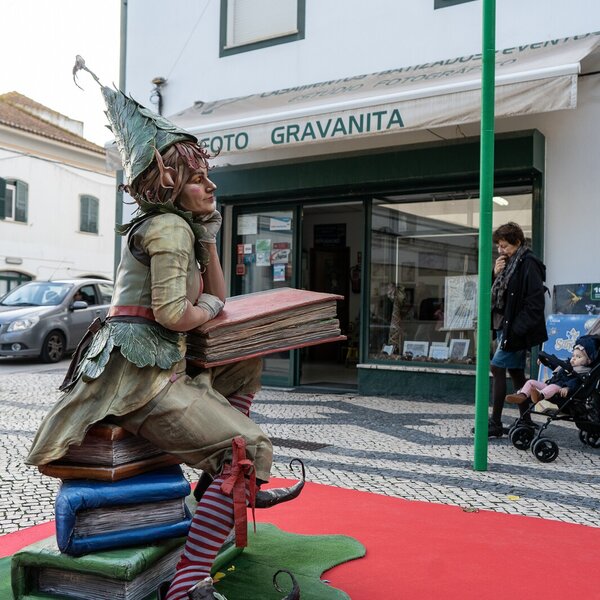 Estátuas Vivas no Natal