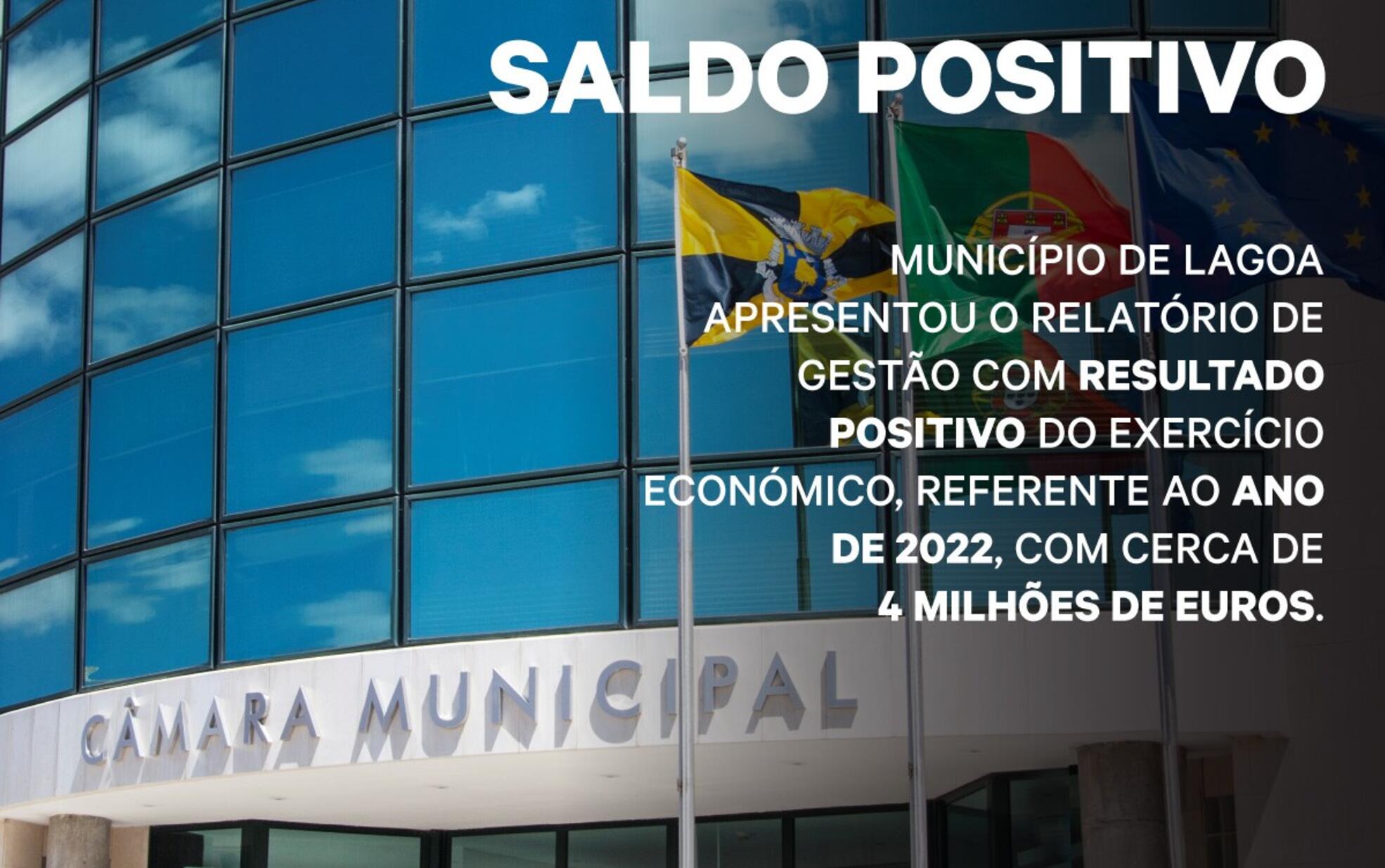 Município de Lagoa encerra contas de 2022 com saldo positivo