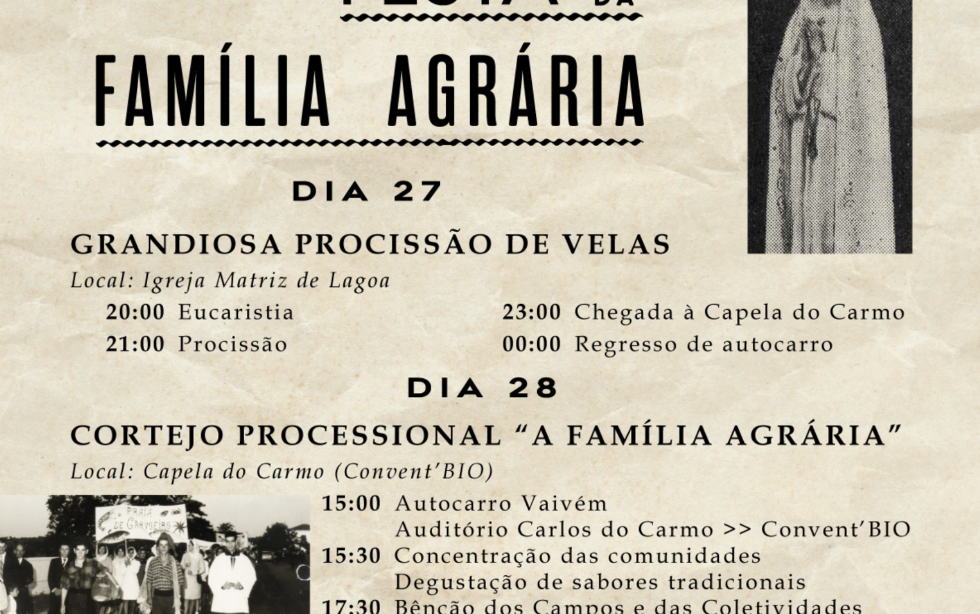 Lagoa irá recriar a “Festa da Família Agrária”, no âmbito das comemorações dos 250 anos da criaçã...