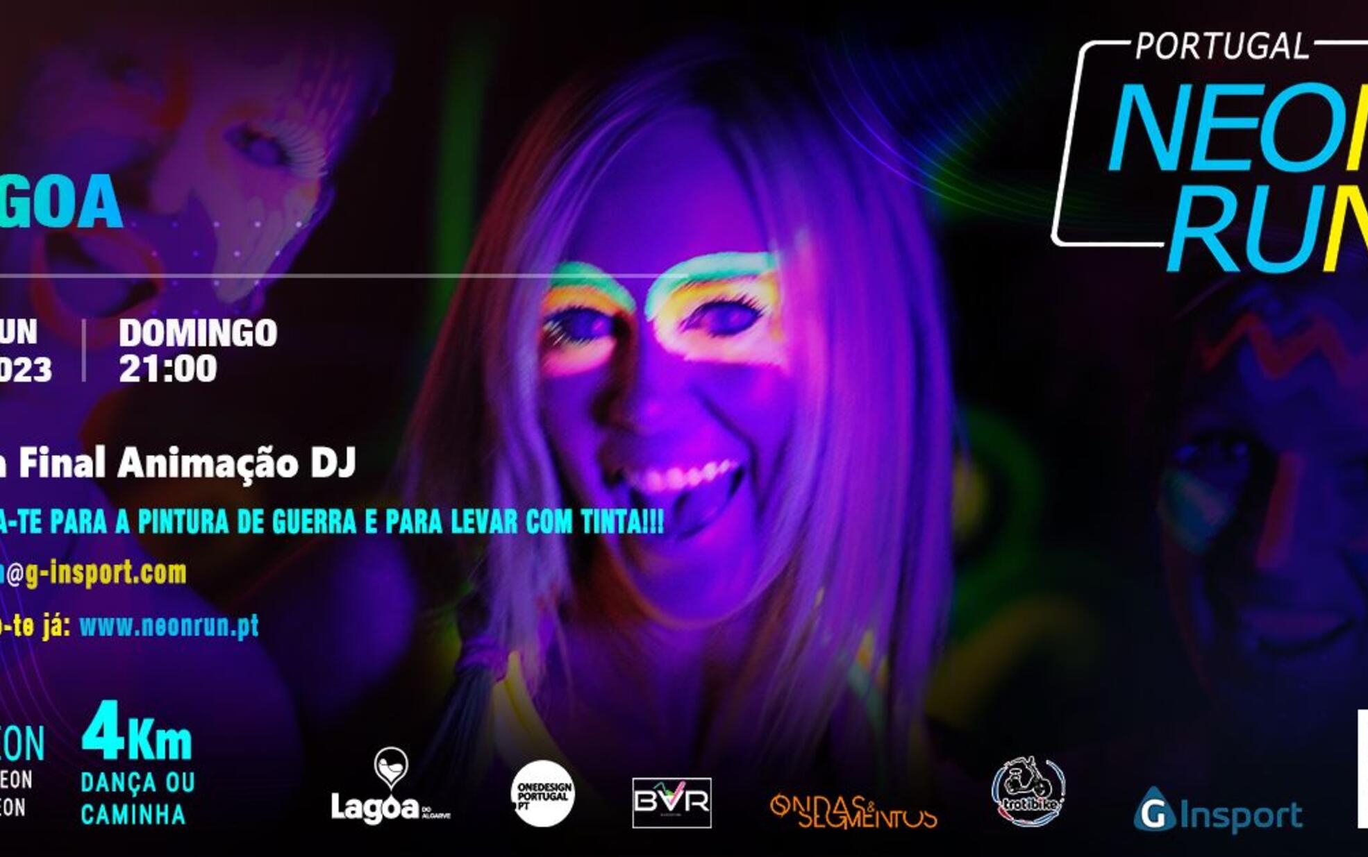 Lagoa recebe Corrida Neon Run no próximo domingo