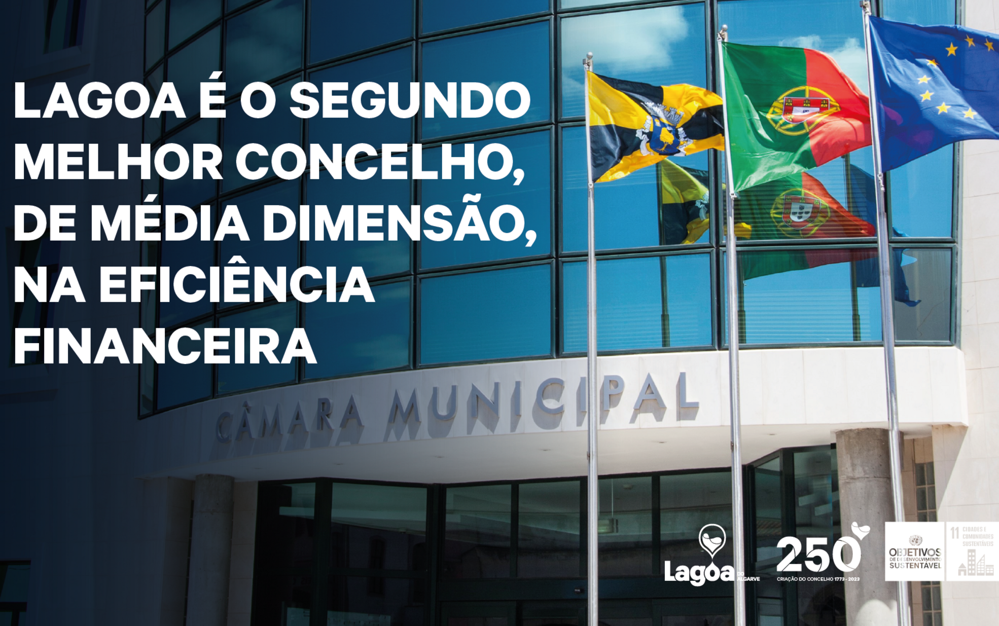 Lagoa é o segundo melhor concelho, de média dimensão, na eficiência financeira