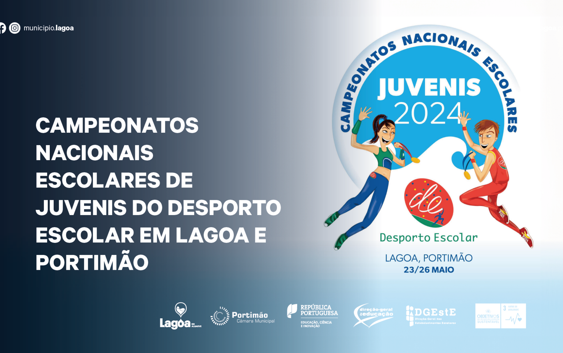 Campeonatos Nacionais Escolares de Juvenis do Desporto Escolar em Lagoa e Portimão