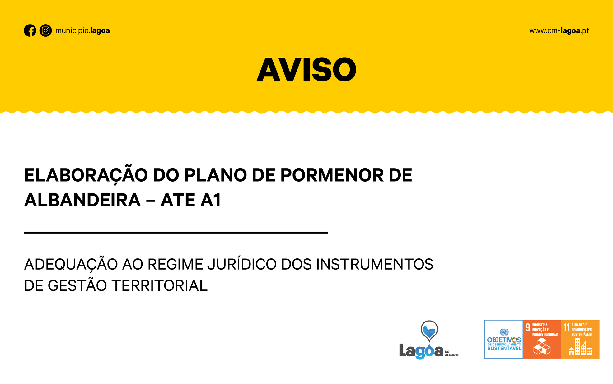 Elaboração do Plano de Pormenor de Albandeira ATE A1