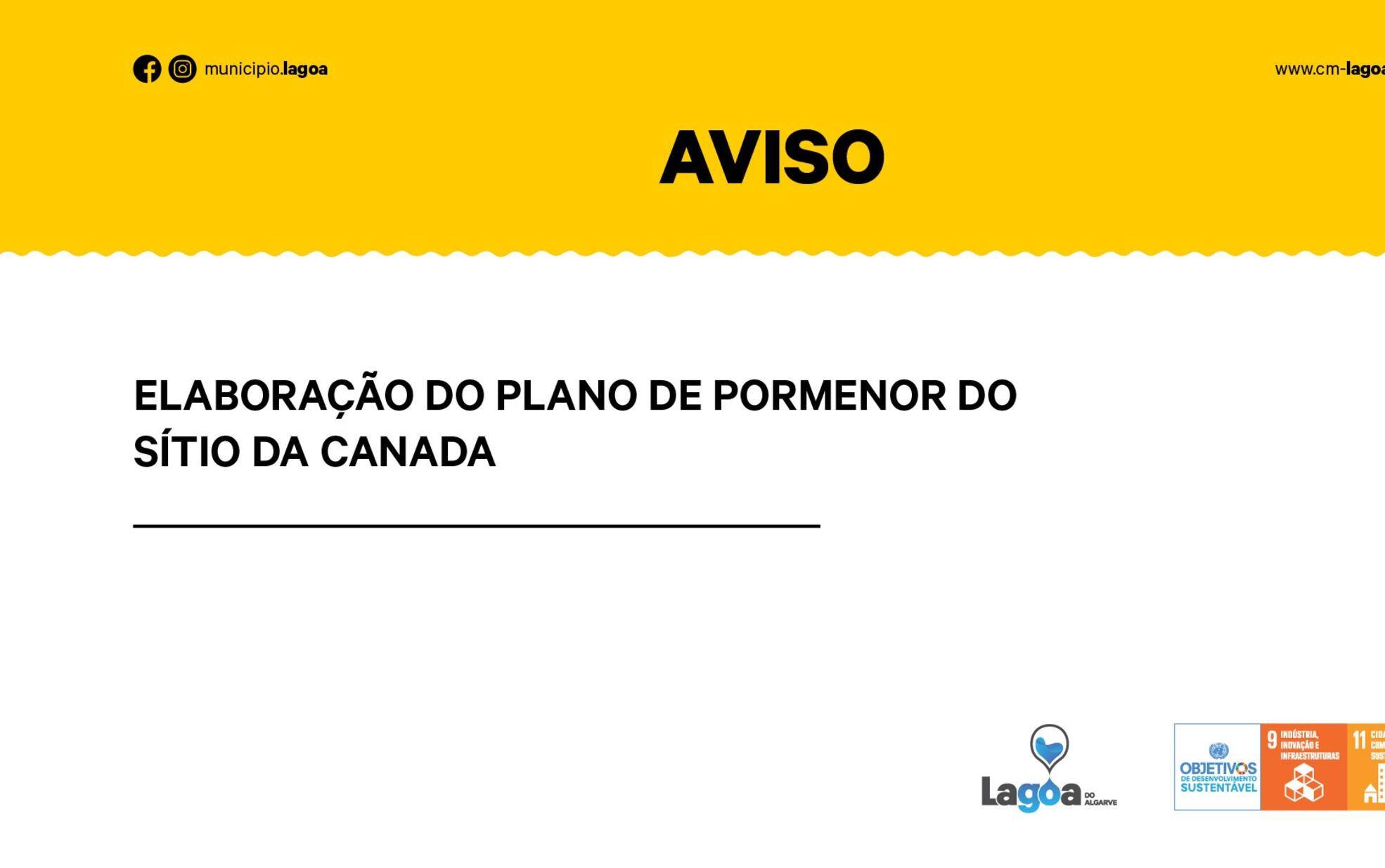 Plano de Pormenor do Sítio da Canada