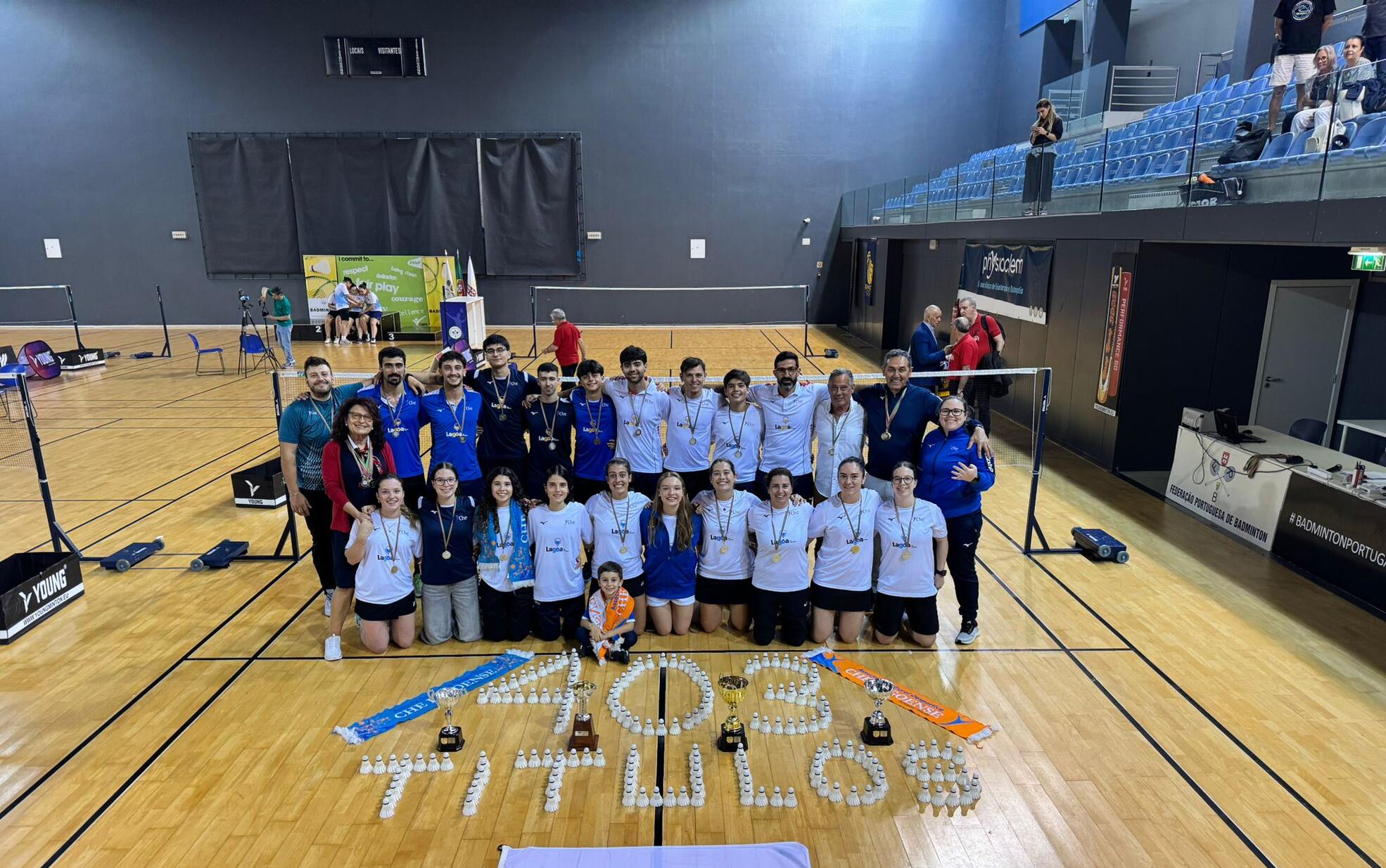 Lagoa enaltece conquistas históricas no Campeonato Nacional de Equipas Seniores de Badminton