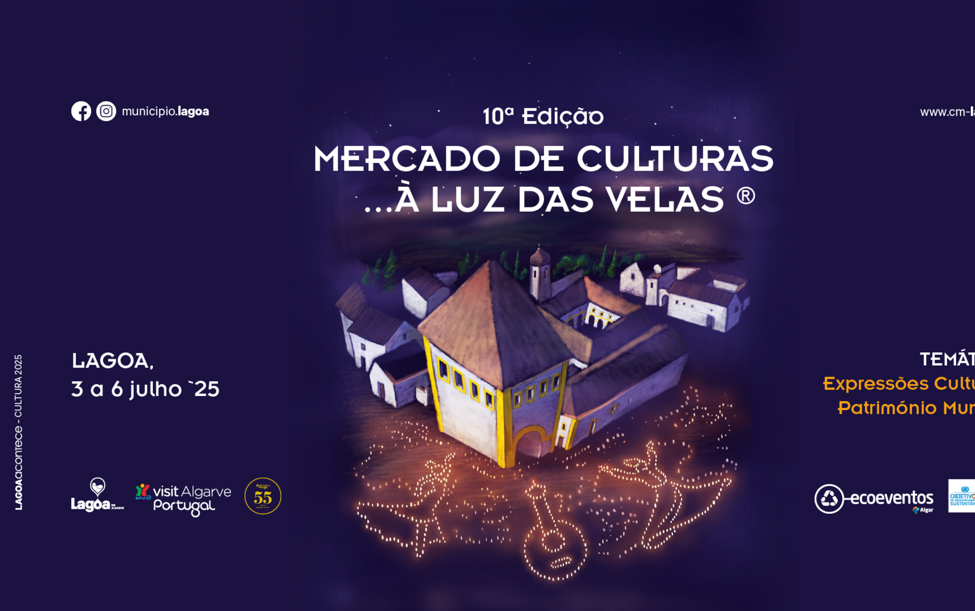 Lagoa assinala 10ª edição do “Mercado de Culturas… à Luz das Velas” com património cultural imate...