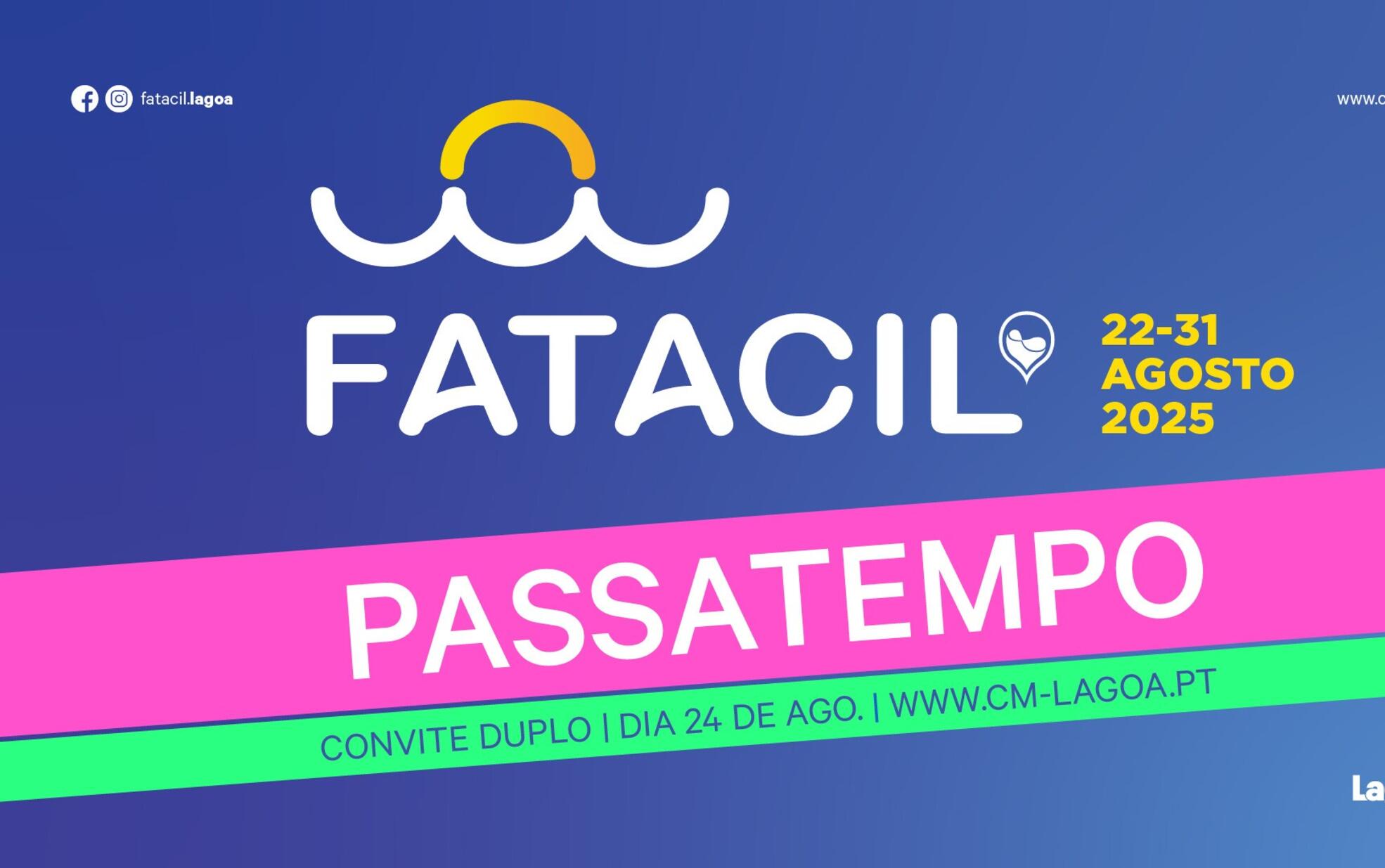 Município de Lagoa irá sortear 800 convites duplos para o Dia do Município, na FATACIL