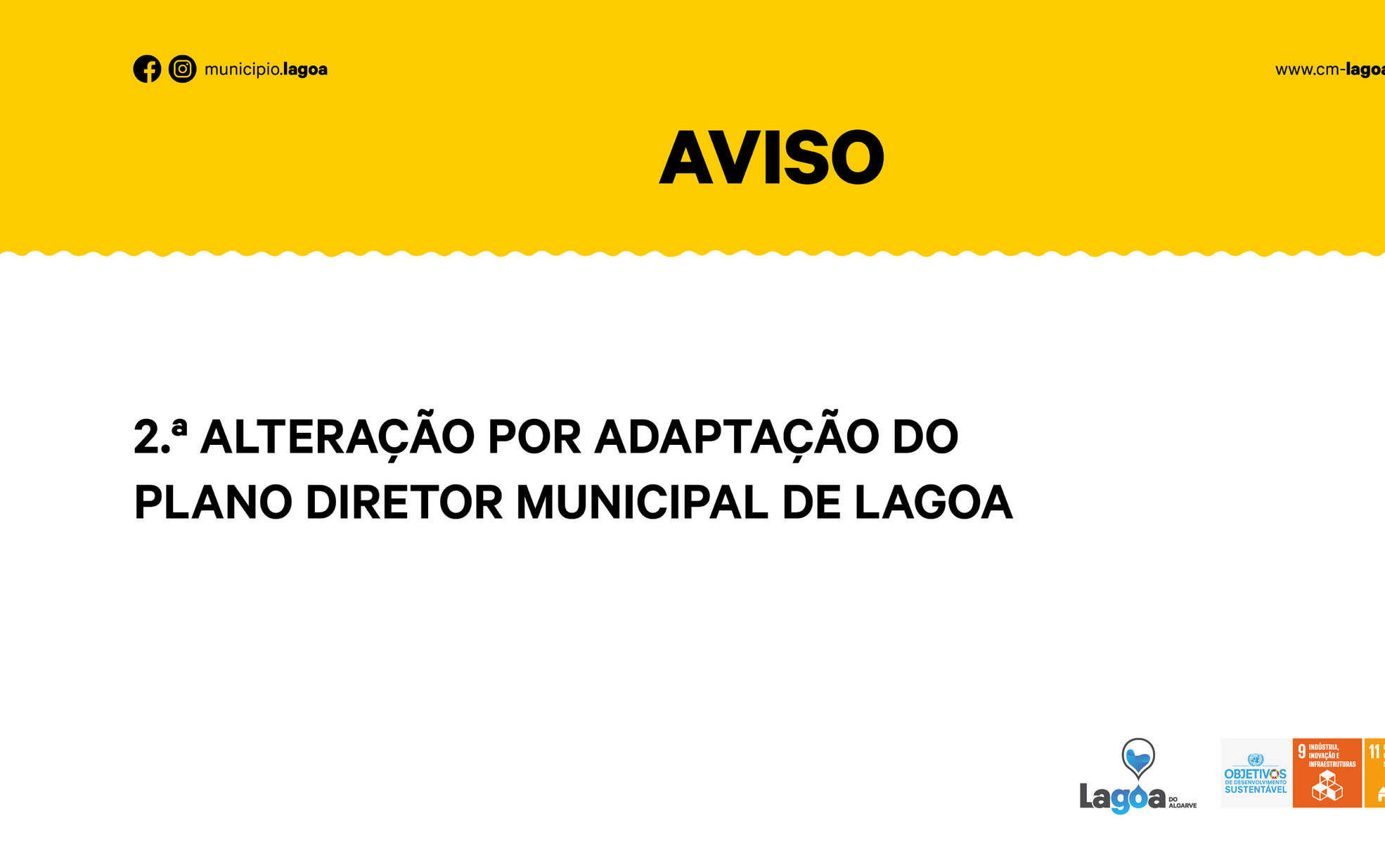 2.ª Alteração por Adaptação do Plano Diretor Municipal de Lagoa