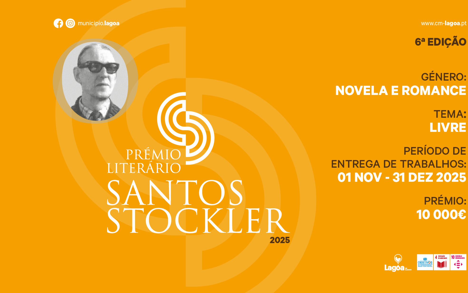 Prémio Literário Santos Stockler 2025 - 6ª edição