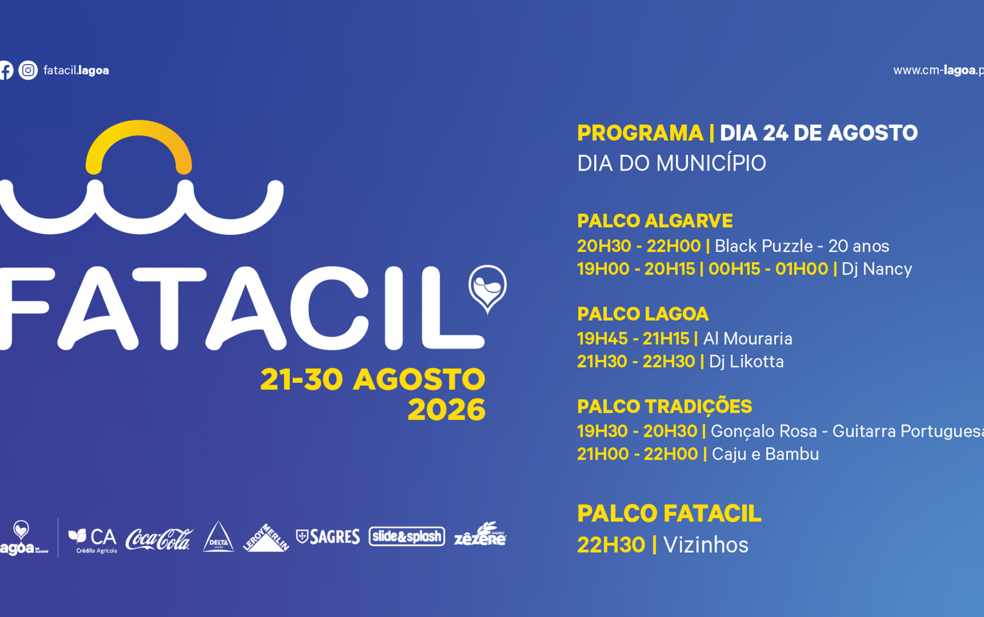 Programa dia 24 de agosto