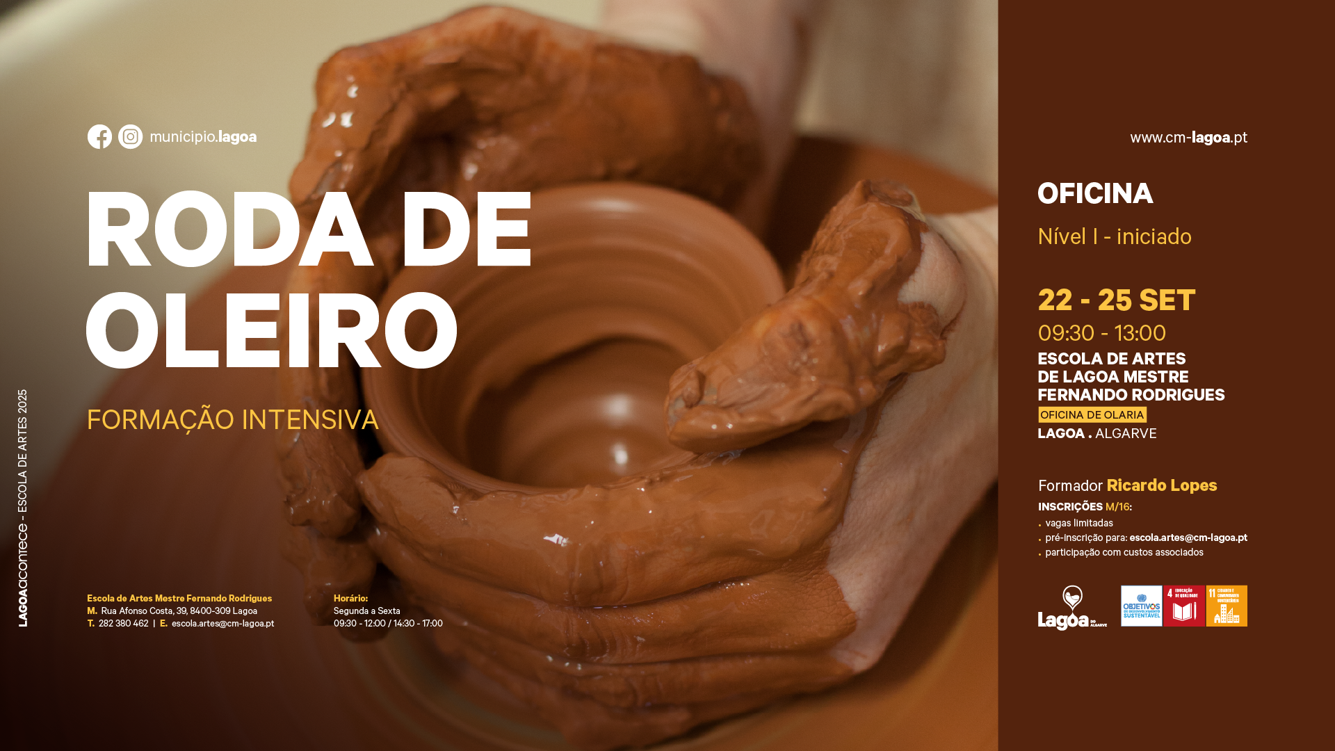 Oficina de Roda de Oleiro