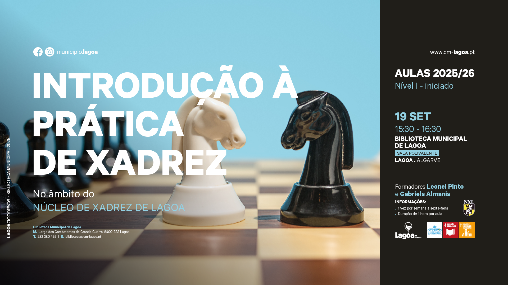 Aulas de Introdução à Prática de Xadrez 2025/2026