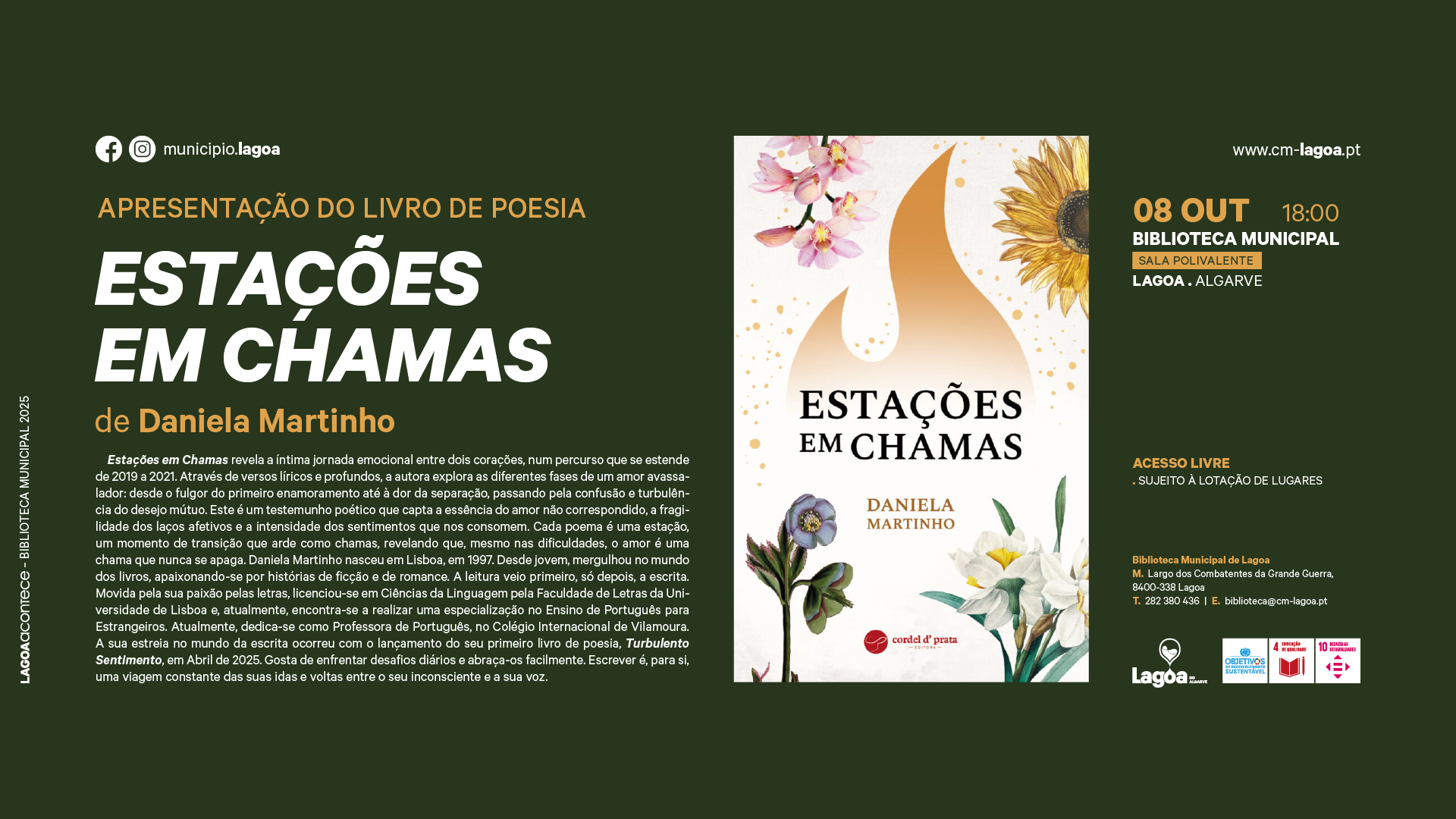 Livro de Poesia | Estações em Chamas