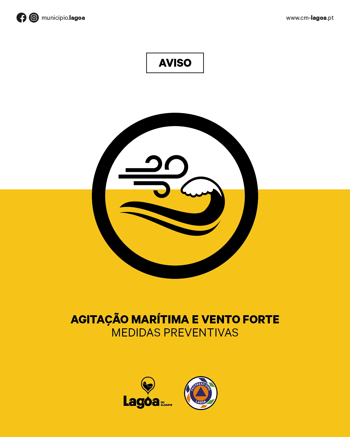 Agitação Marítima e Vento Forte