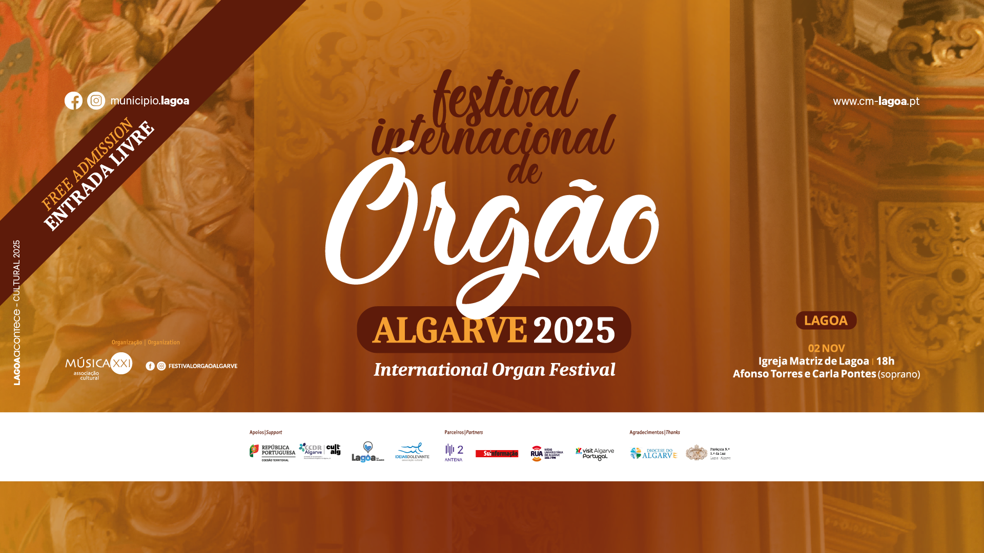 XVIII Festival Internacional de Órgão do Algarve 2025