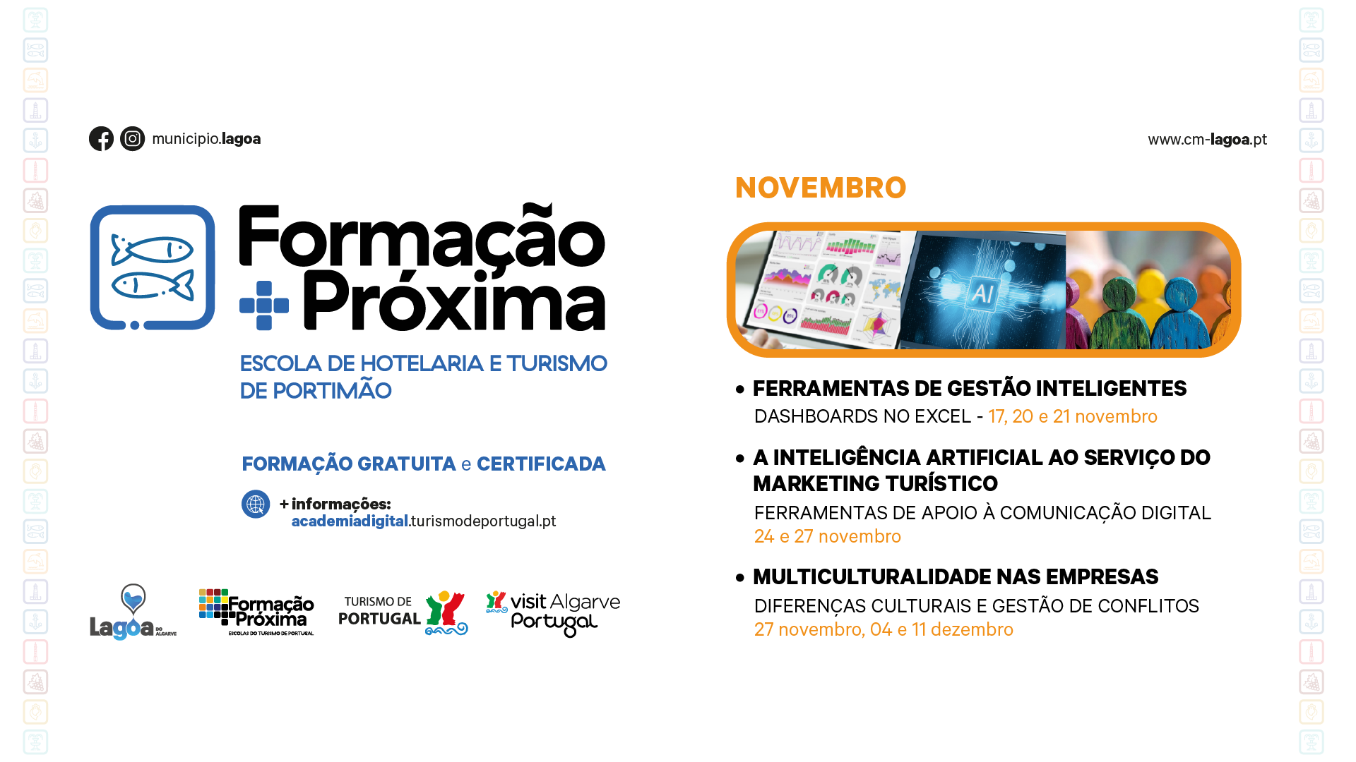 Plano de 𝗙𝗼𝗿𝗺𝗮𝗰̧𝗮̃𝗼 +𝗣𝗿𝗼́𝘅𝗶𝗺𝗮     Novas formações em Lagoa