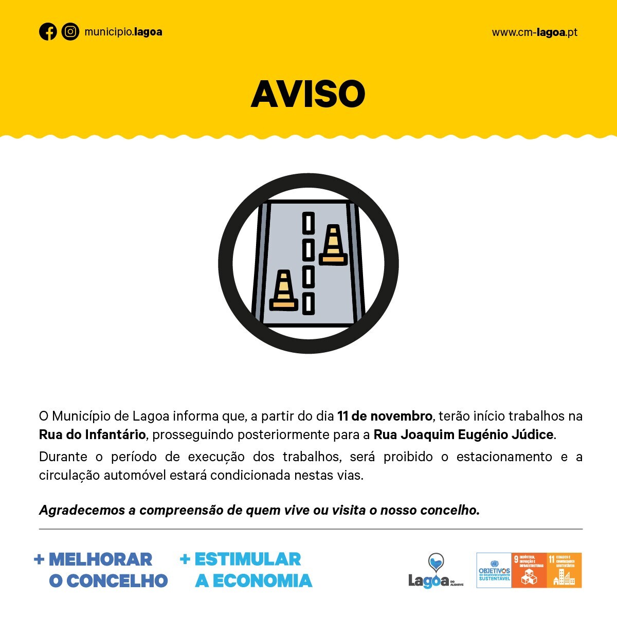 𝗔𝘃𝗶𝘀𝗼 | 𝗖𝗼𝗻𝗱𝗶𝗰𝗶𝗼𝗻𝗮𝗺𝗲𝗻𝘁𝗼 𝗧𝗲𝗺𝗽𝗼𝗿𝗮́𝗿𝗶𝗼 𝗱𝗲 𝗧𝗿𝗮̂𝗻𝘀𝗶𝘁𝗼 - 𝗣𝗮𝘃𝗶𝗺𝗲𝗻𝘁𝗮𝗰̧𝗮̃𝗼