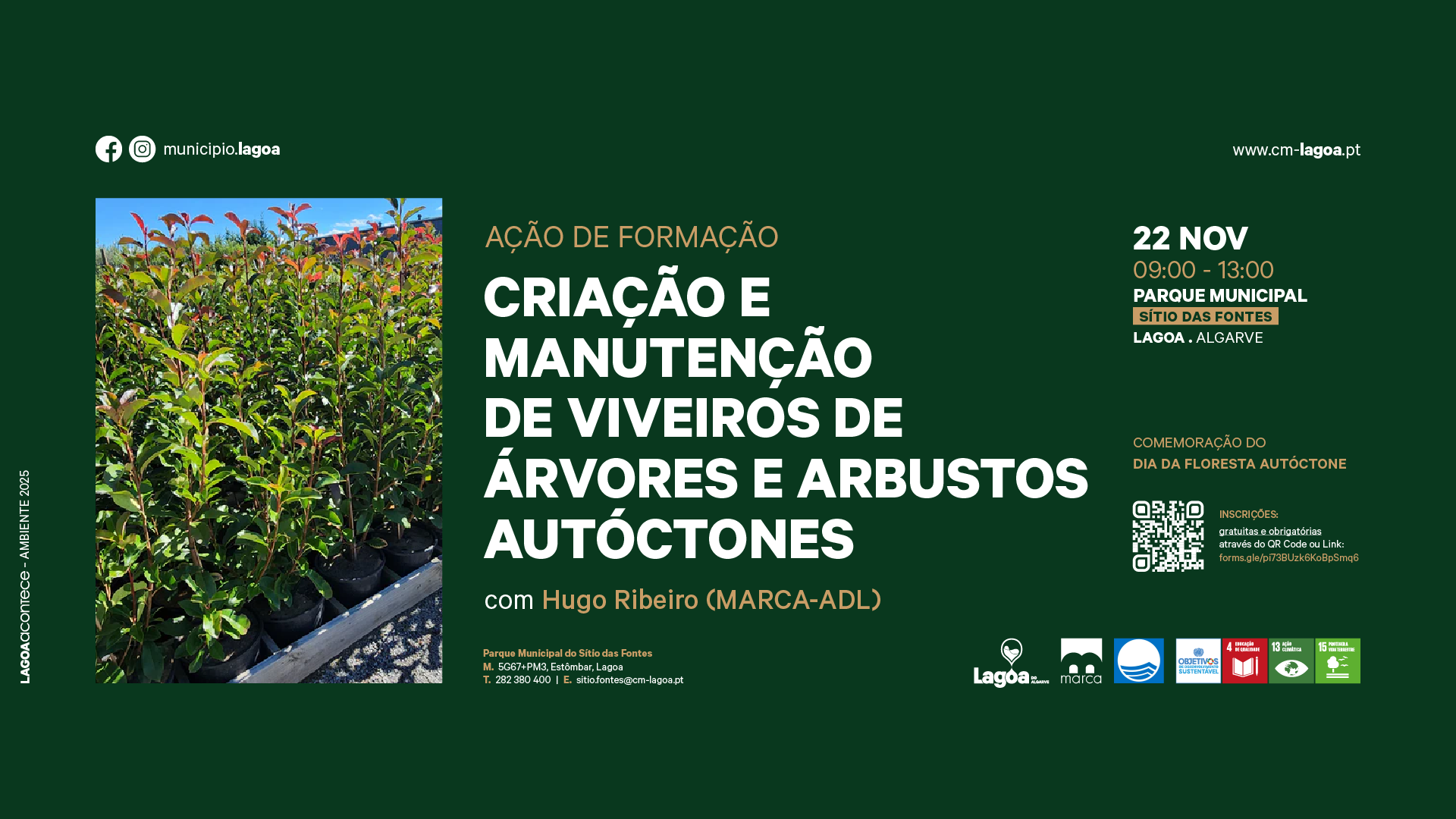 Ação de Formação: “Criação e Manutenção de Viveiros de Árvores e Arbustos Autóctones