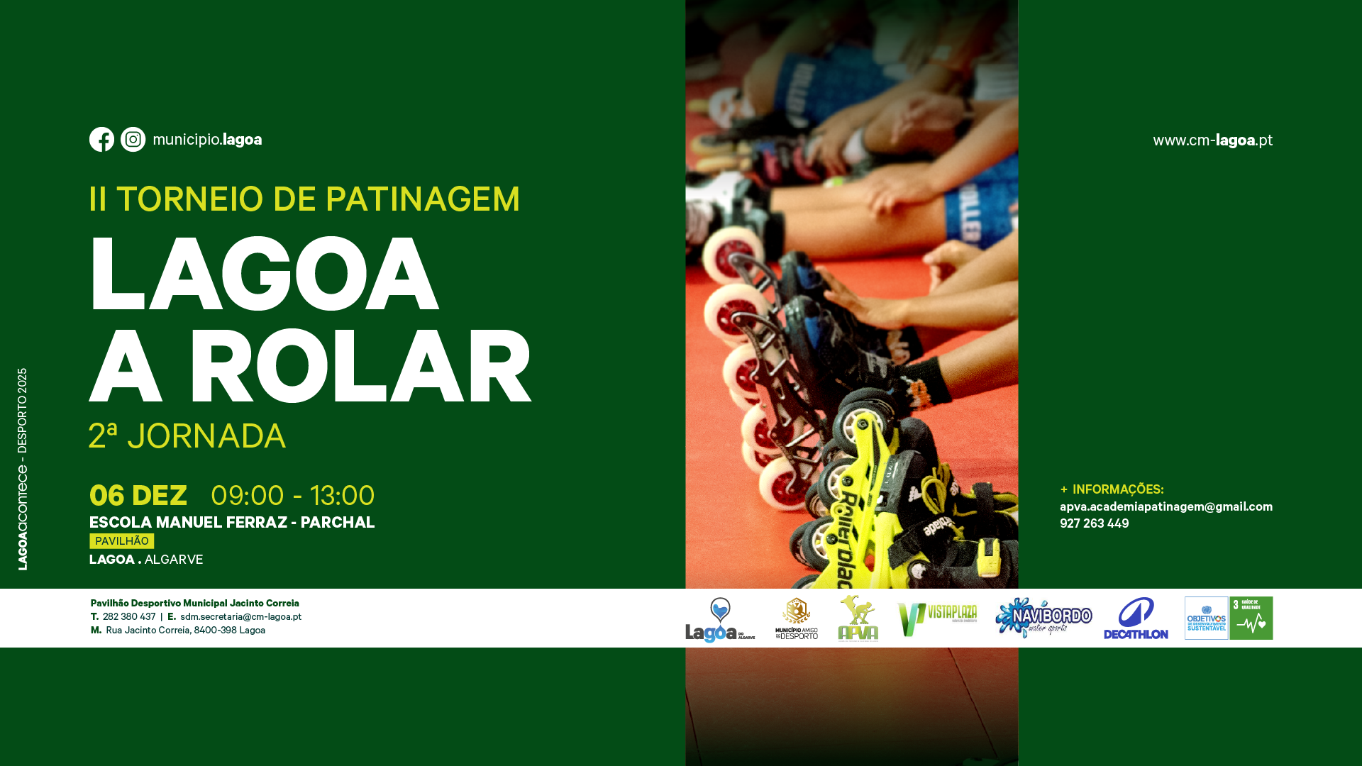 Patinagem: II Torneio "Lagoa a Rolar" – 2ª Jornada