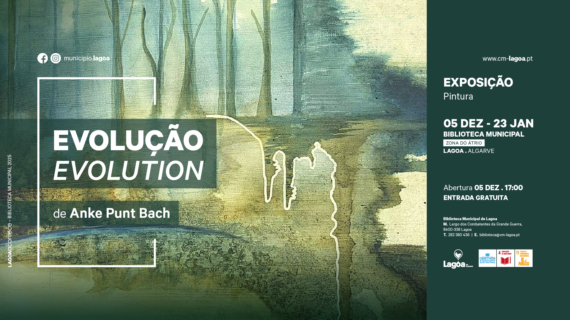 Exposição de Pintura "Evolução/Evolution", de Anke Punt Bach