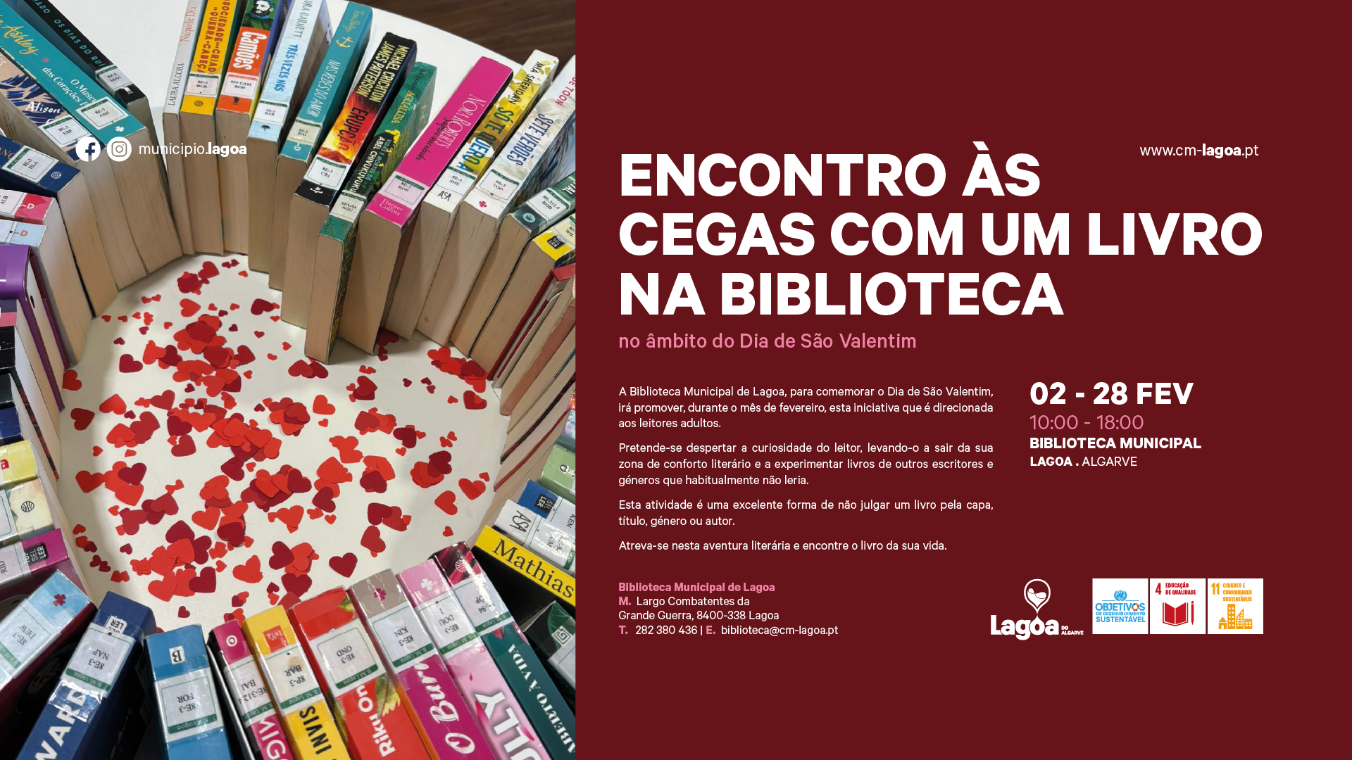 Encontro às Cegas com um Livro na Biblioteca