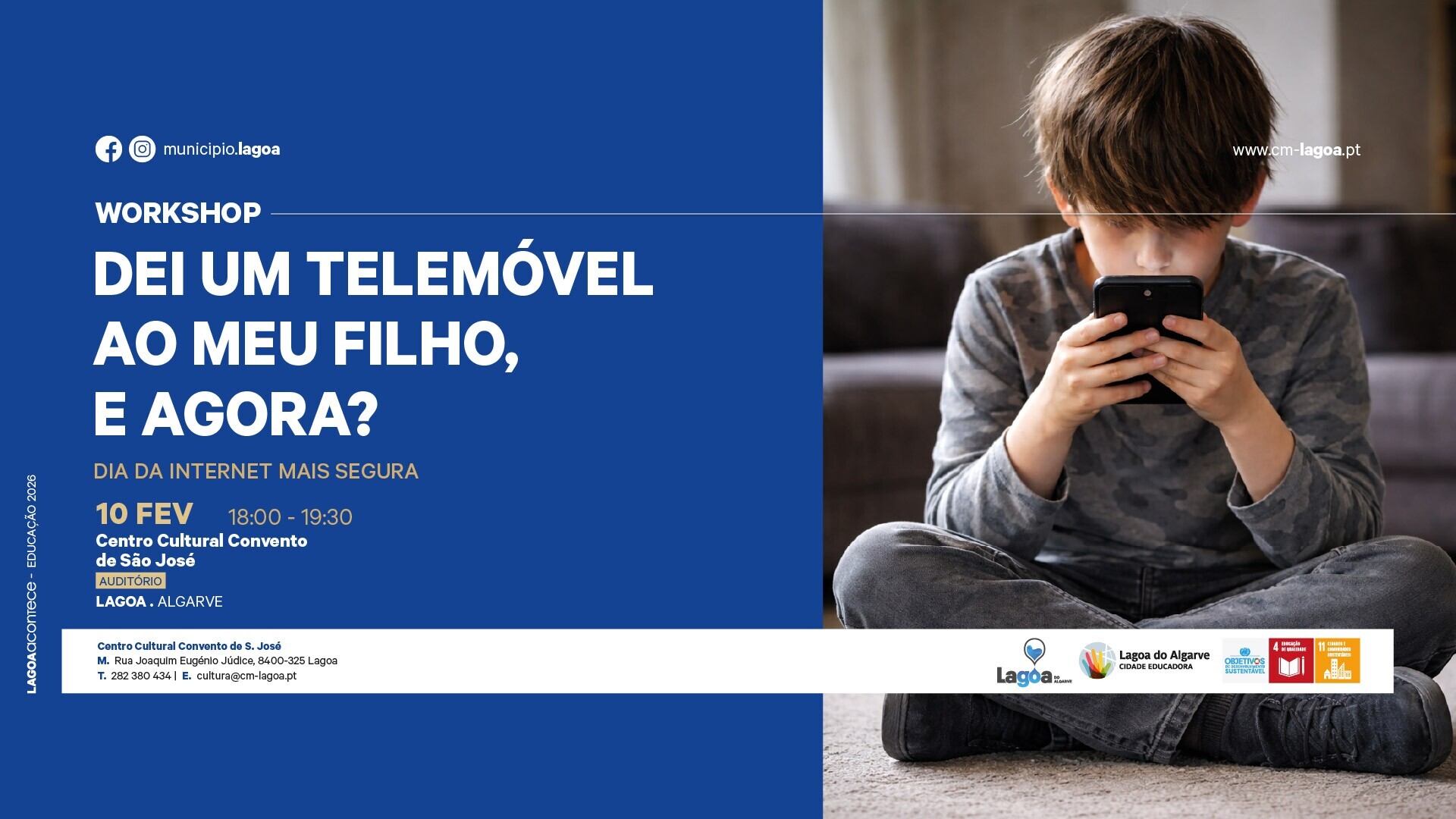 Dei um telemóvel ao meu filho, e agora?