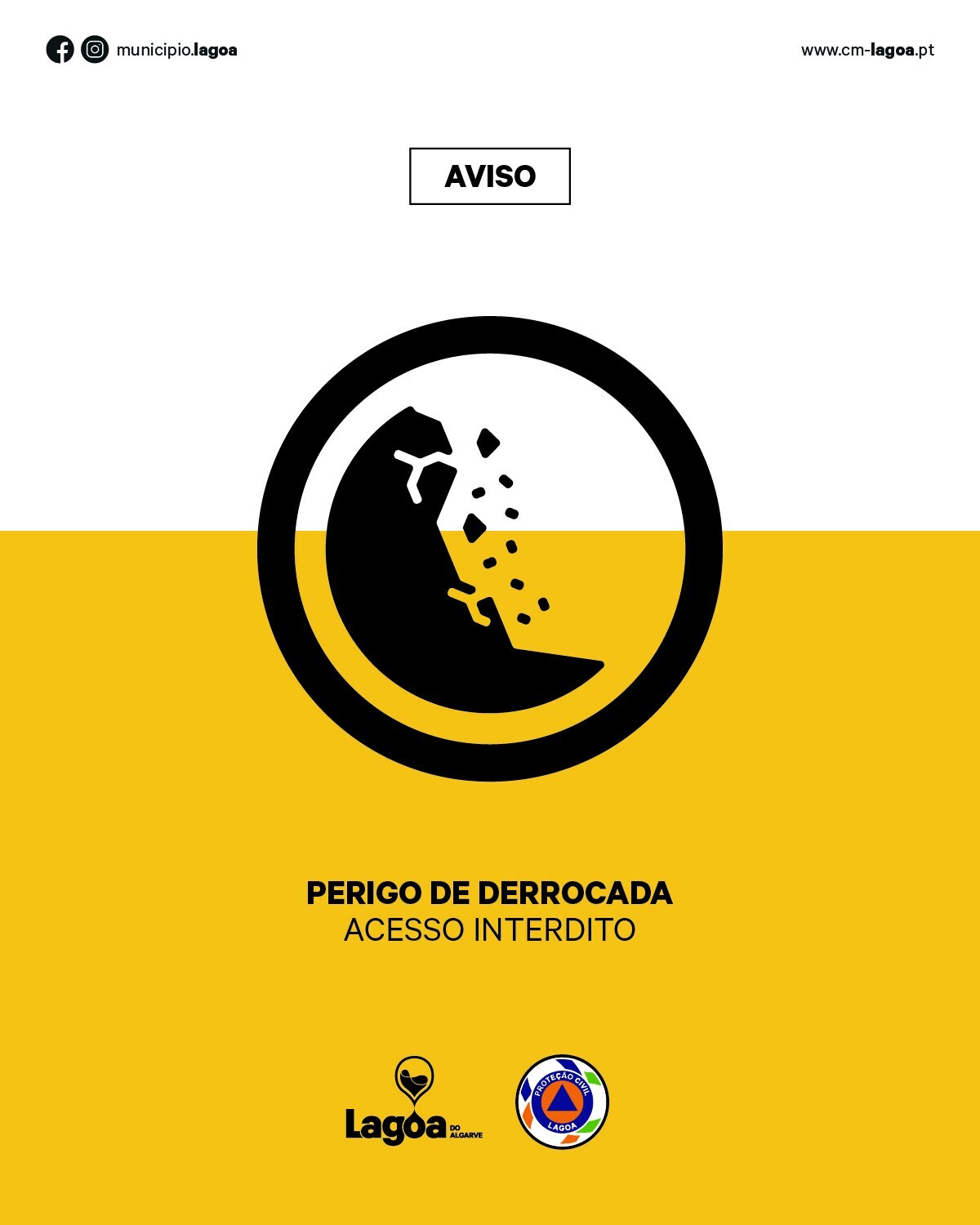 Perigo Acrescido de Derrocada nos Passeios Junto à Costa e na Atividade de Visita às Grutas e Alg...