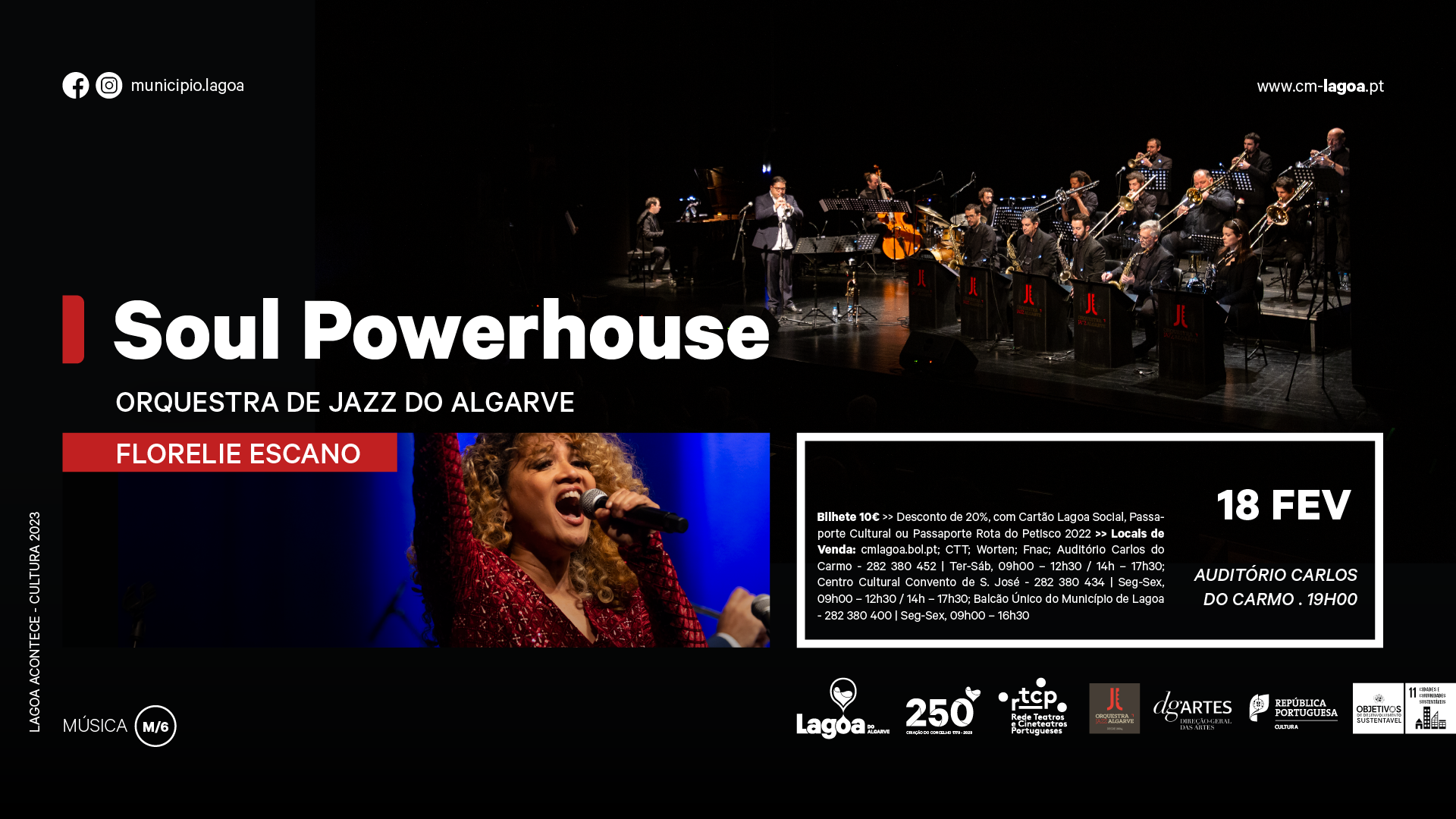 Soul Powerhouse | Orquestra de Jazz do Algarve & Florelie Escano