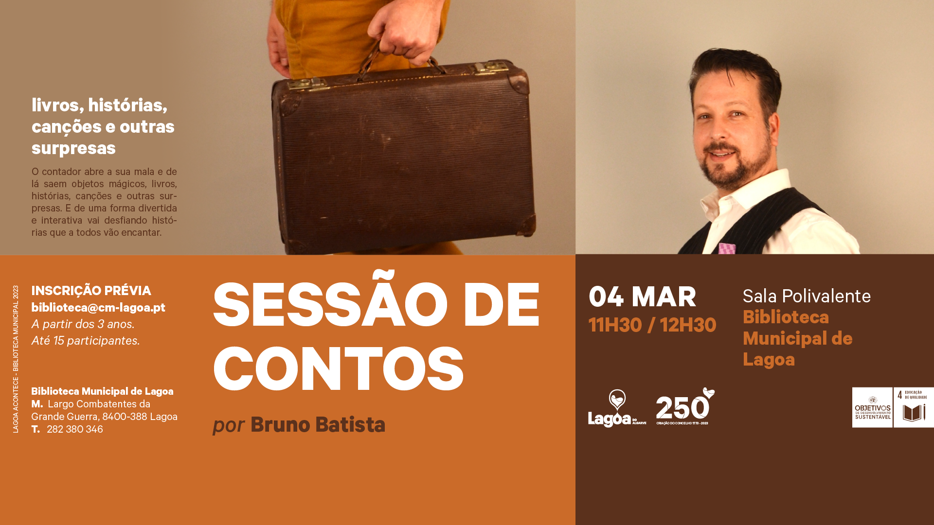 Sessão de Contos com Bruno Batista 