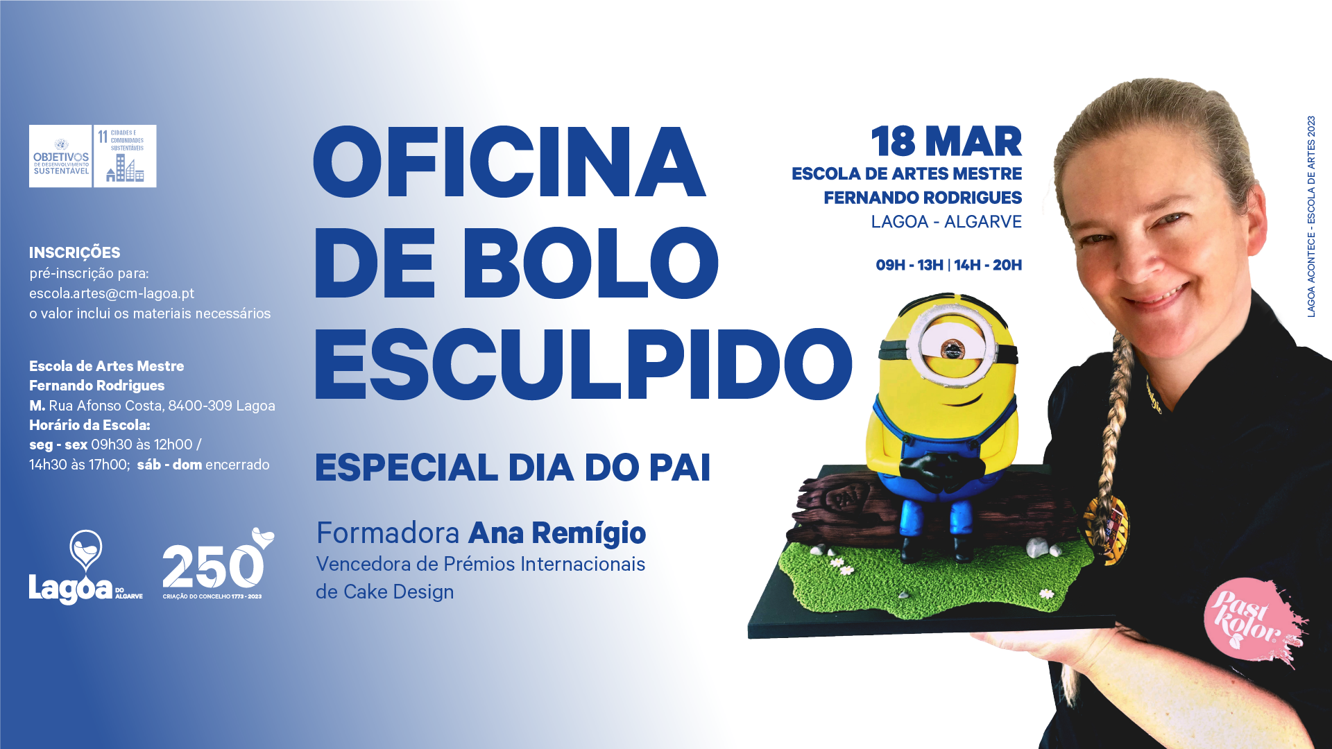 Oficina de Bolo Esculpido | Especial dia do Pai