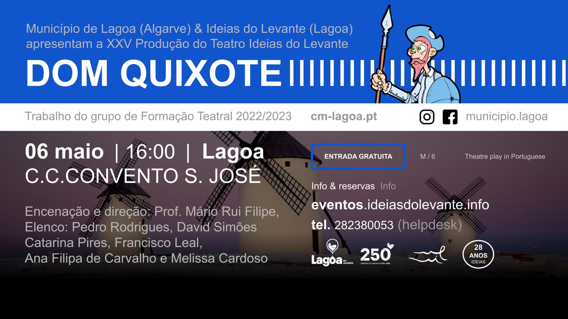 XXV Teatro do Levante | "Dom Quixote"