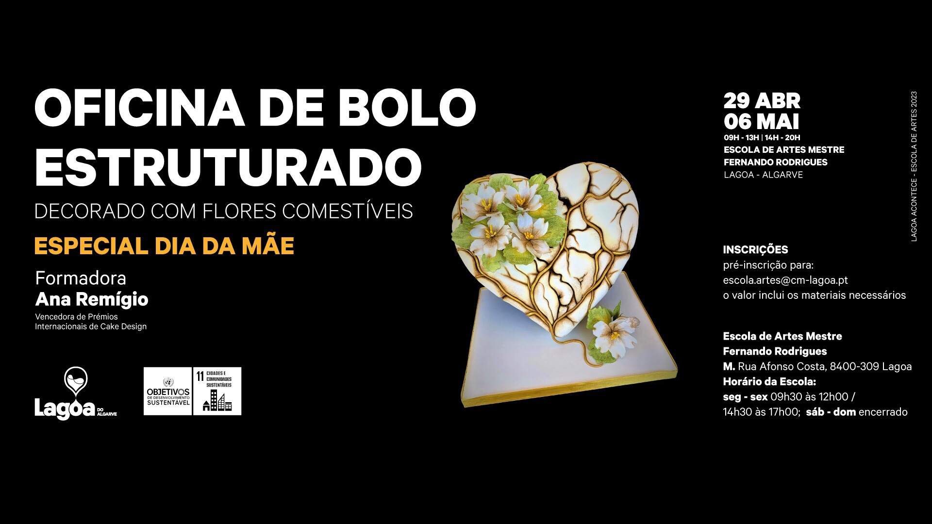 Oficina de Bolo Estruturado | Especial dia da Mãe