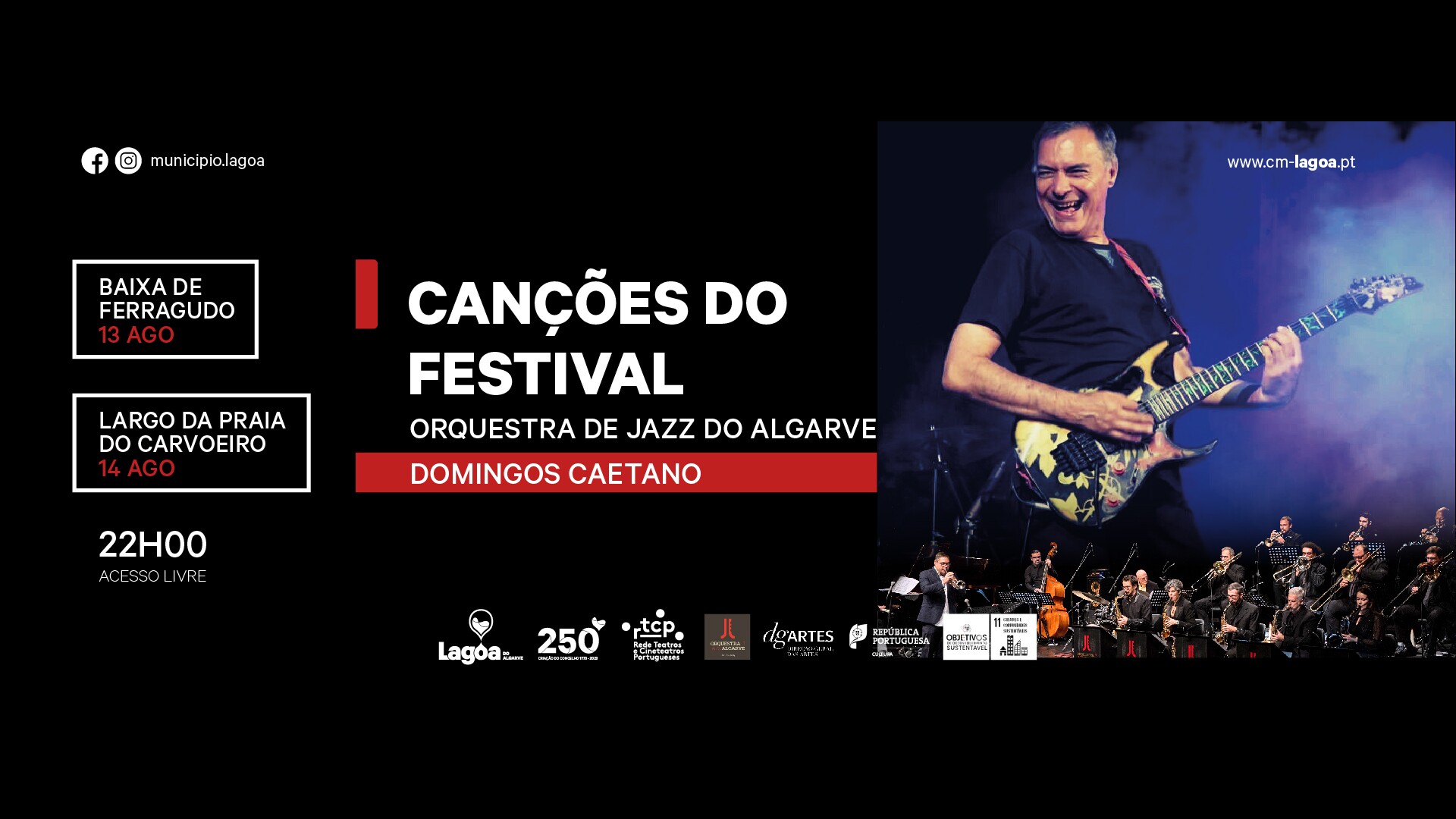Canções do Festival" | Orquestra de Jazz do Algarve | Domingos Caetano
