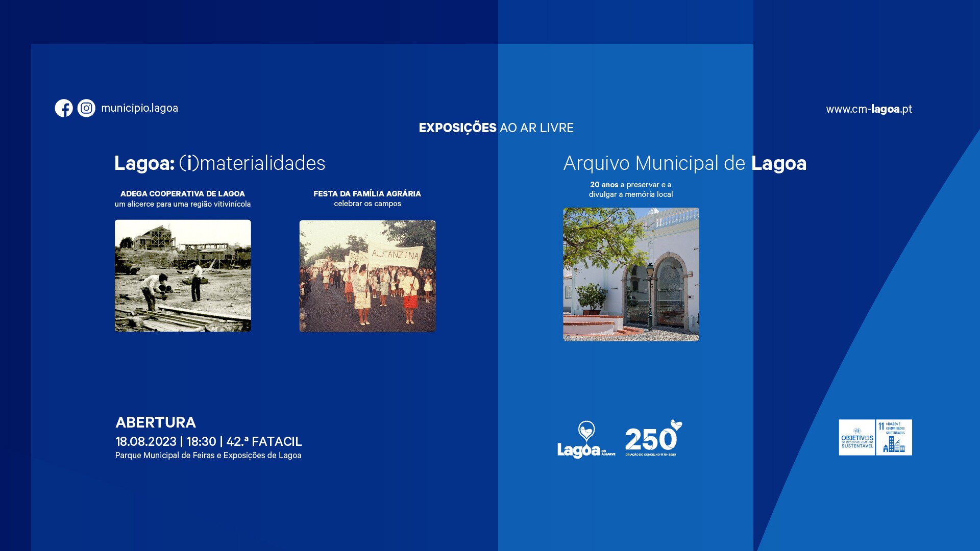 "Lagoa: (i)materialidade" | "Arquivo Municipal de Lagoa: 20 anos a preservar e a divulgar a memór...