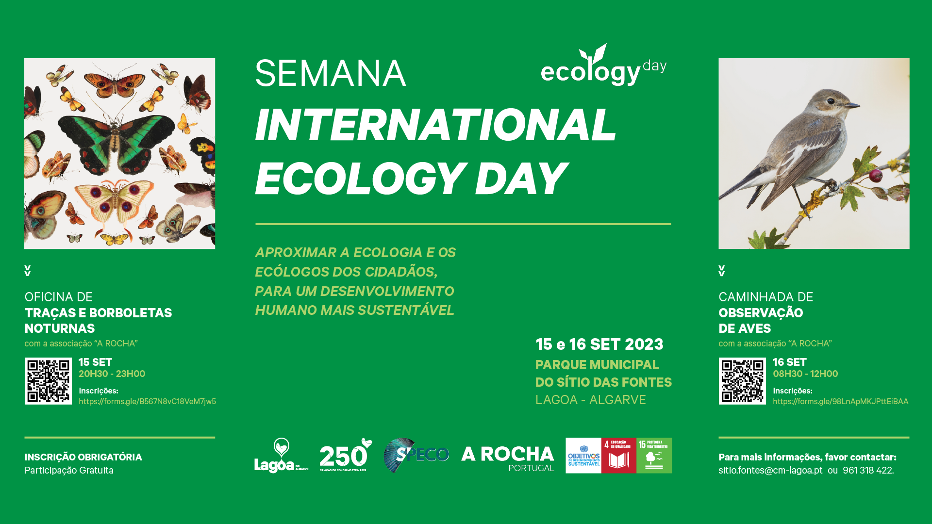Comemorações International Ecology Day 2023