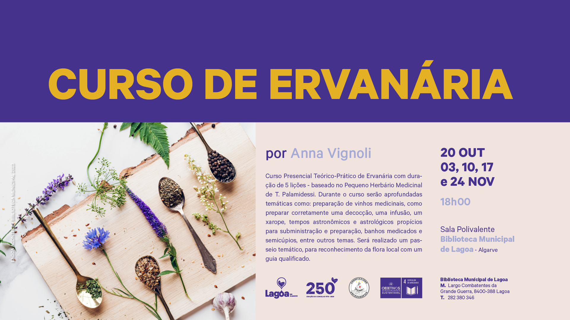 Curso de Ervanária