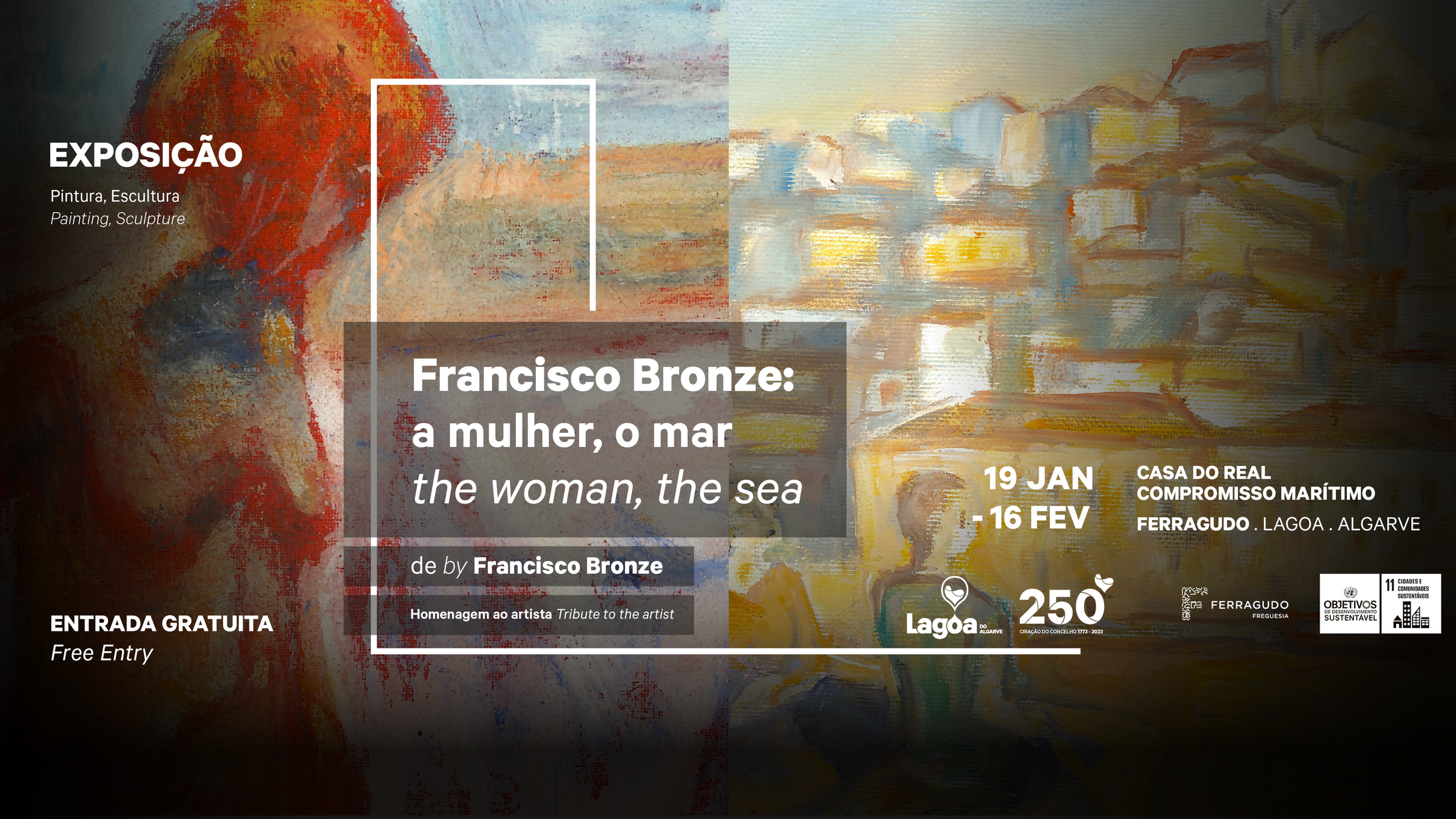 Francisco Bronze: a mulher, o mar - the woman, the sea