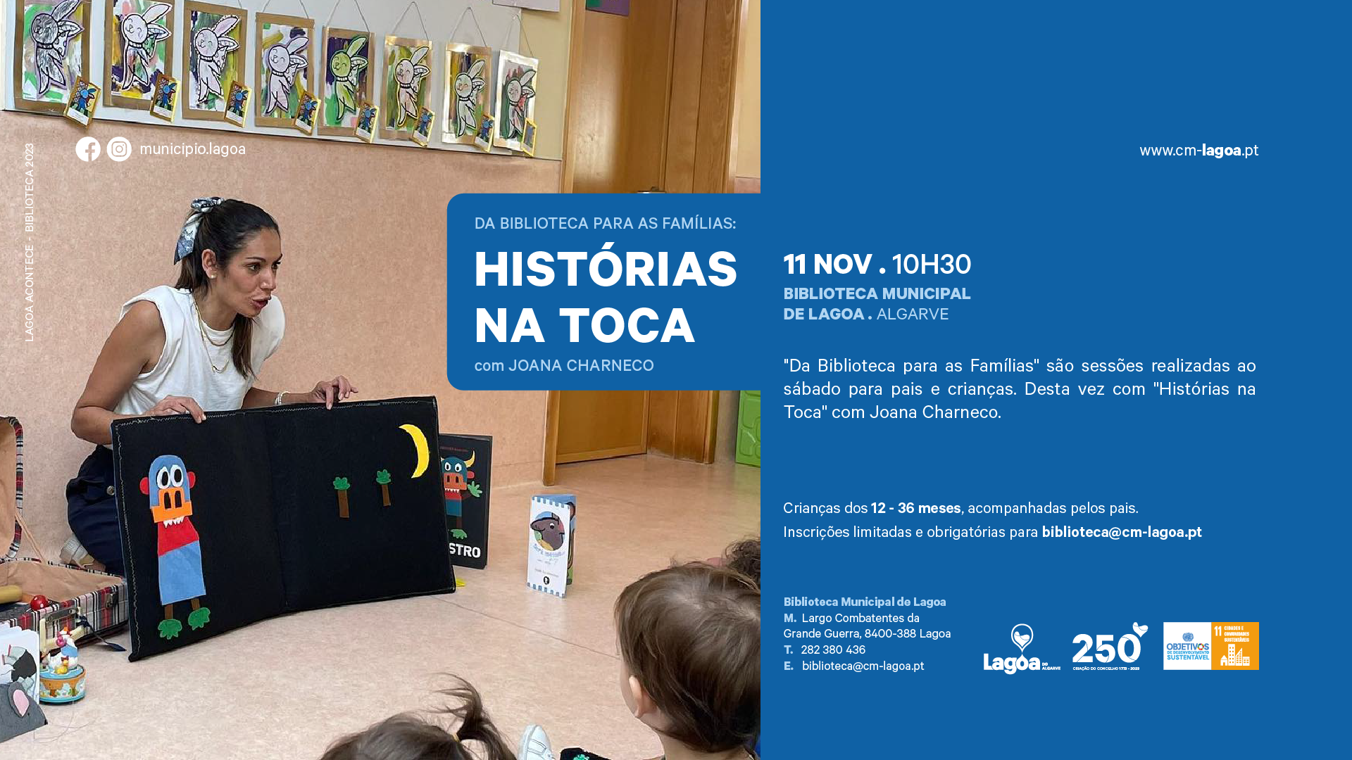 Da Biblioteca para as Famílias: Histórias na Toca