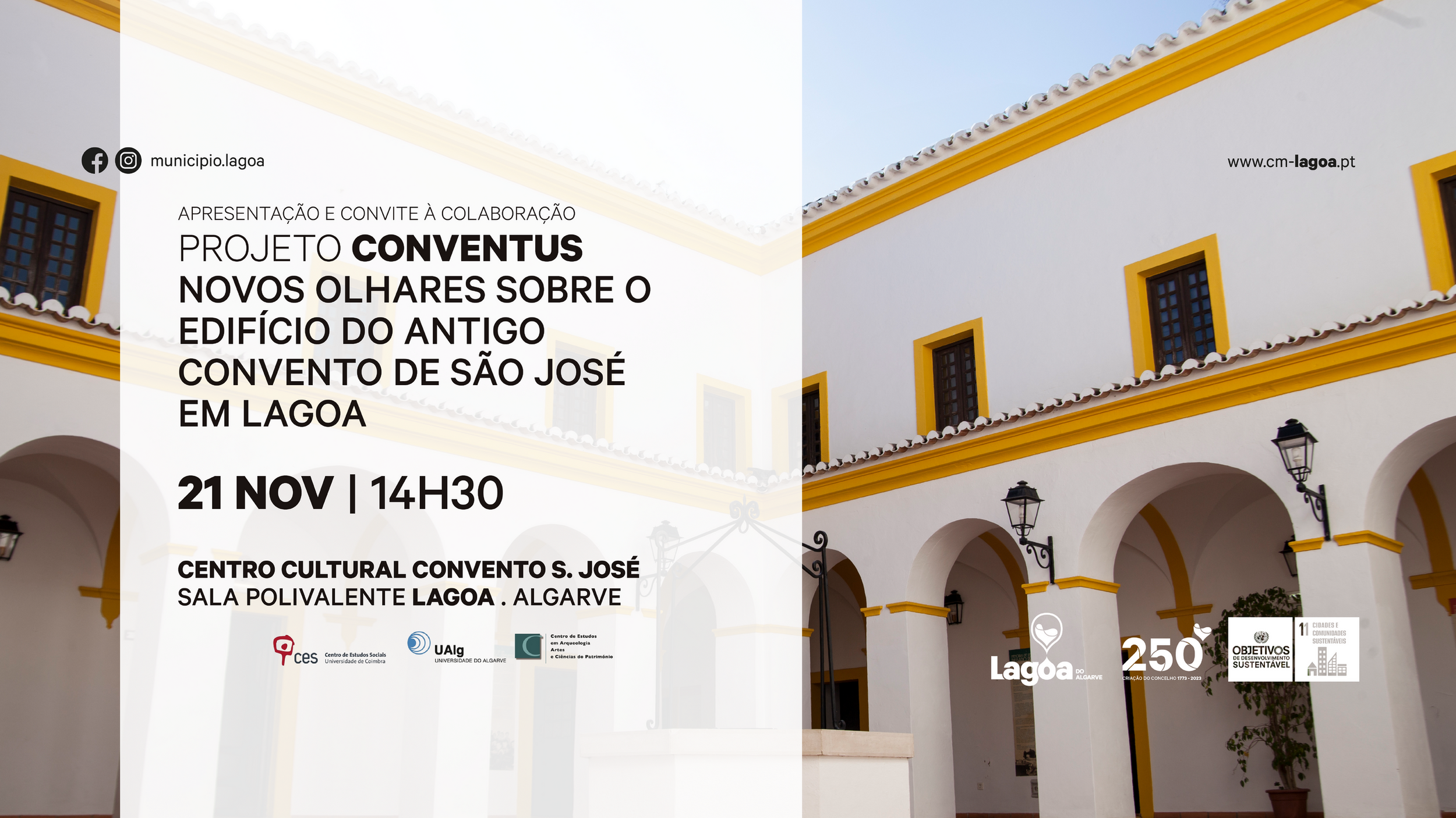 Projeto CONVENTUS: Novos olhares sobre o edifício do antigo convento de São José em Lagoa