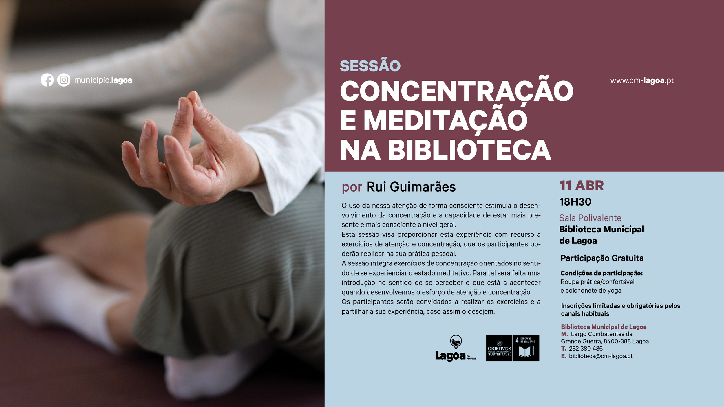 Concentração e Meditação na Biblioteca