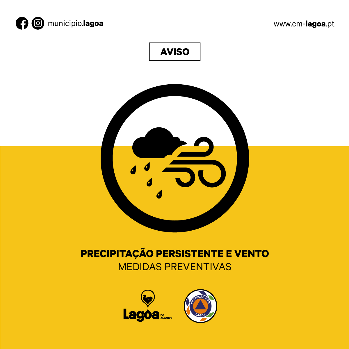 Precipitação Persistente e Vento Forte | Condições Meteorológicas Adversas