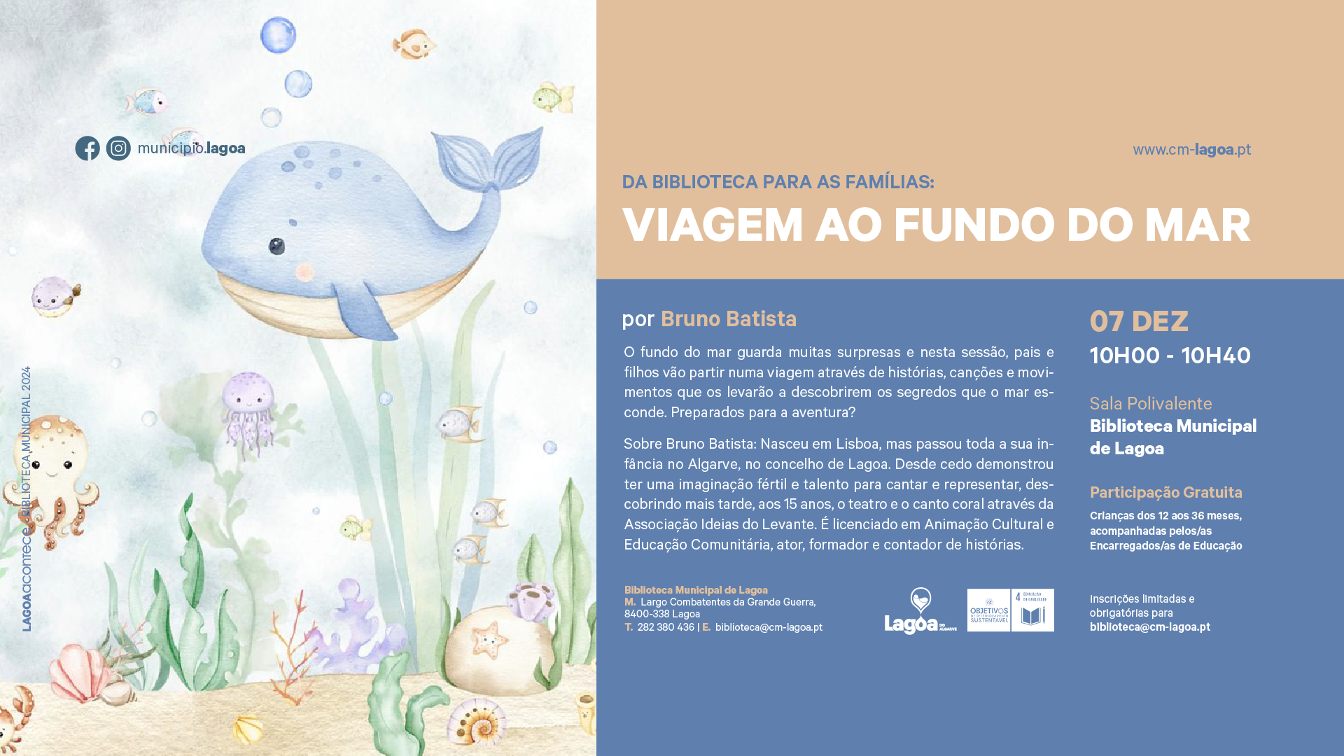 Da Biblioteca para as Famílias: "Viagem ao Fundo do Mar"
