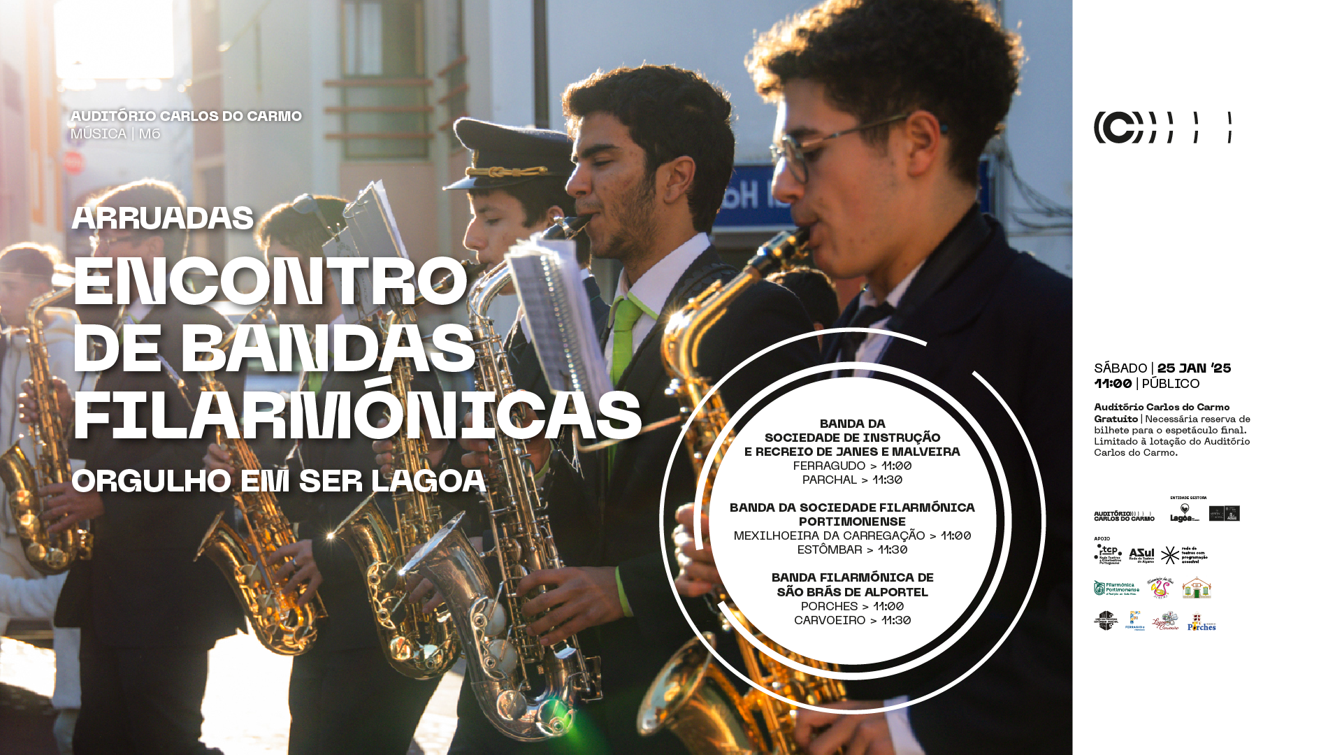 Encontro de Bandas Filarmónicas | Orgulho em Ser Lagoa | Arruadas