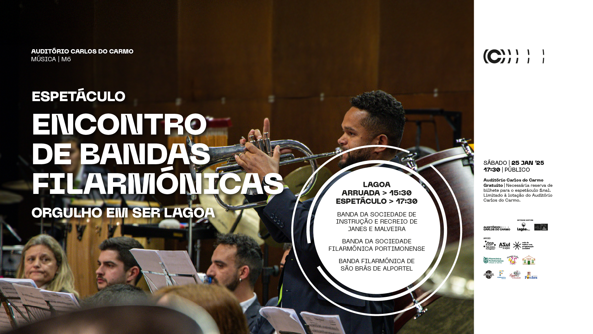 Encontro de Bandas Filarmónicas | Orgulho em Ser Lagoa | Arruada & Espetáculo