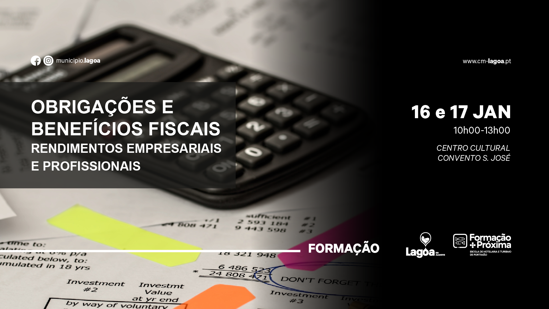 Formação +Próxima | Obrigações e Benefícios Fiscais