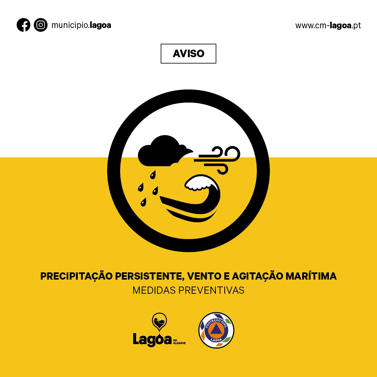 Condições Meteorológicas Adversas | Precipitação Persistente, Vento e Agitação Marítima