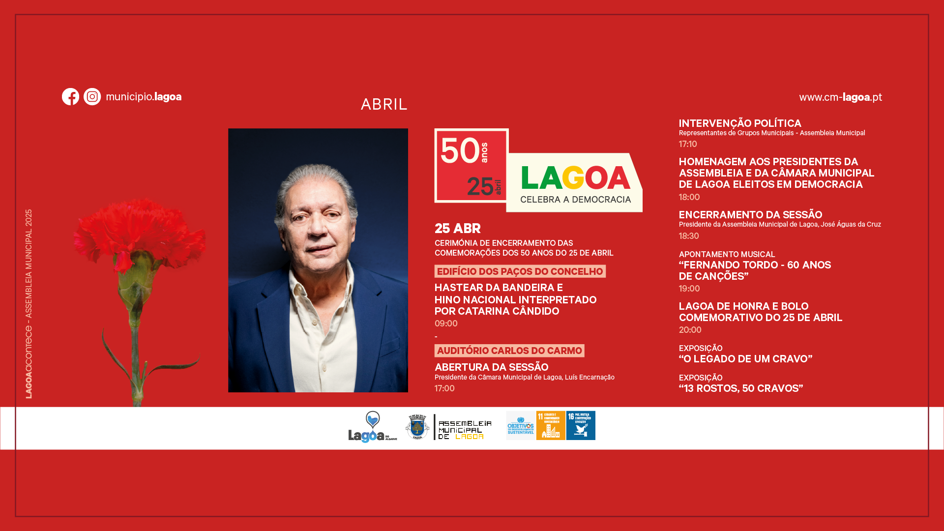 Cerimónia de Encerramento das Comemorações dos 50 anos do 25 de abril
