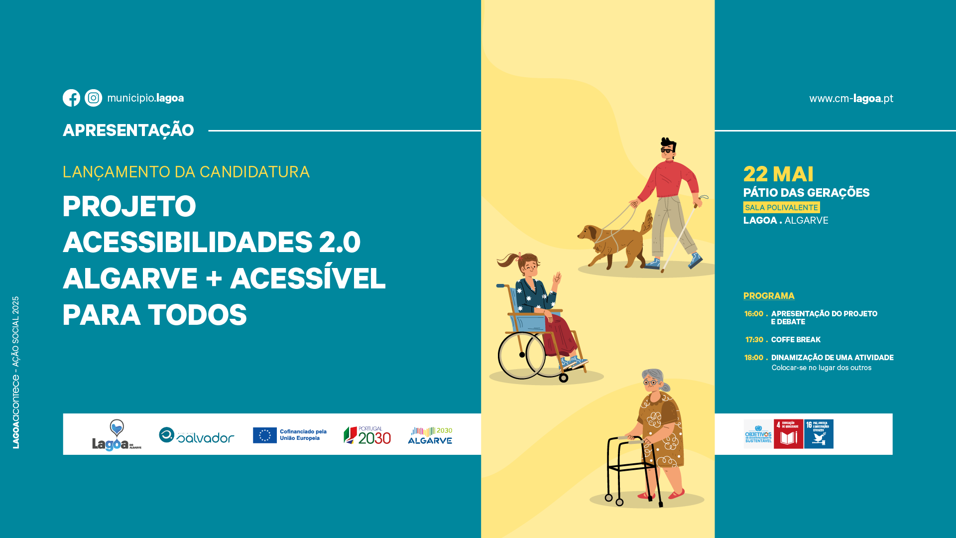 Projeto Acessibilidades 2.0 - Algarve + Acessível para Todos